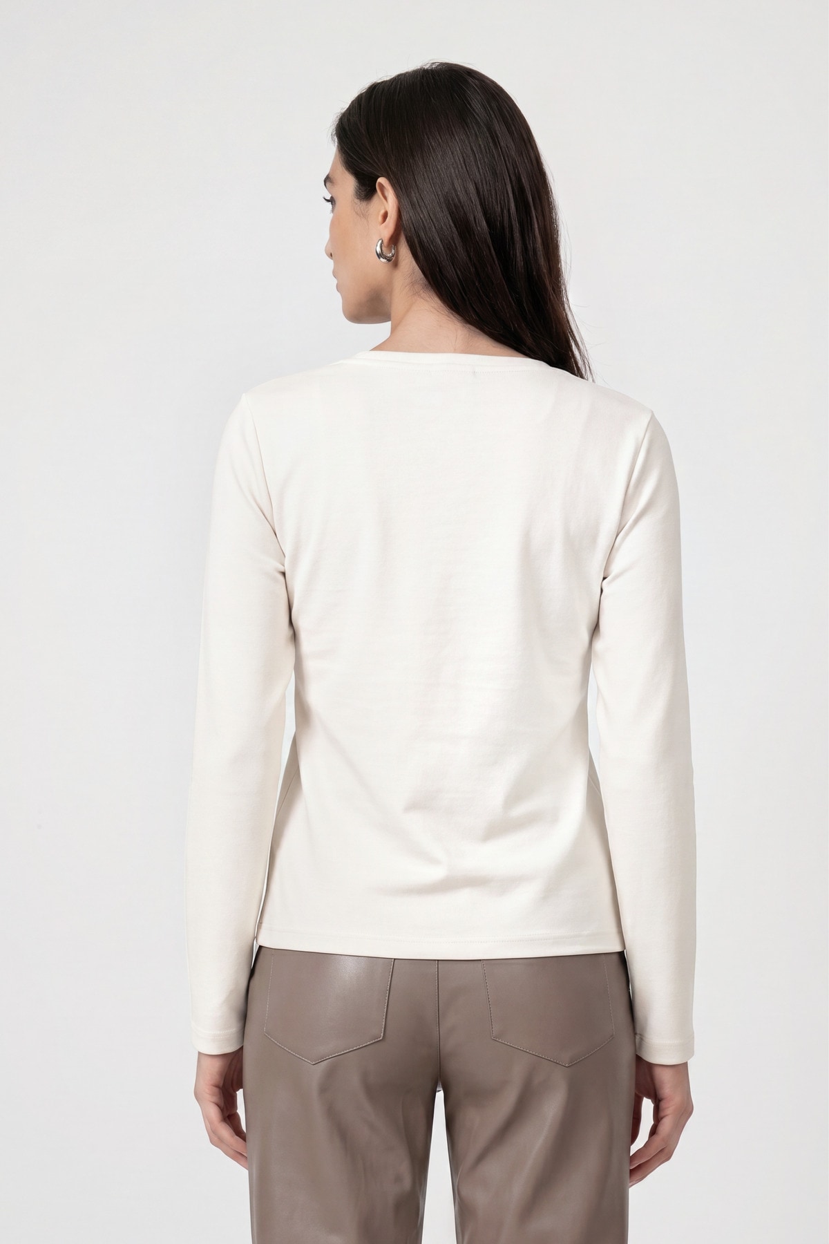 Monari Sweatshirt »Sweatshirt Schmuck Schrift«, Regular fit mit Rundhalsausschnitt
