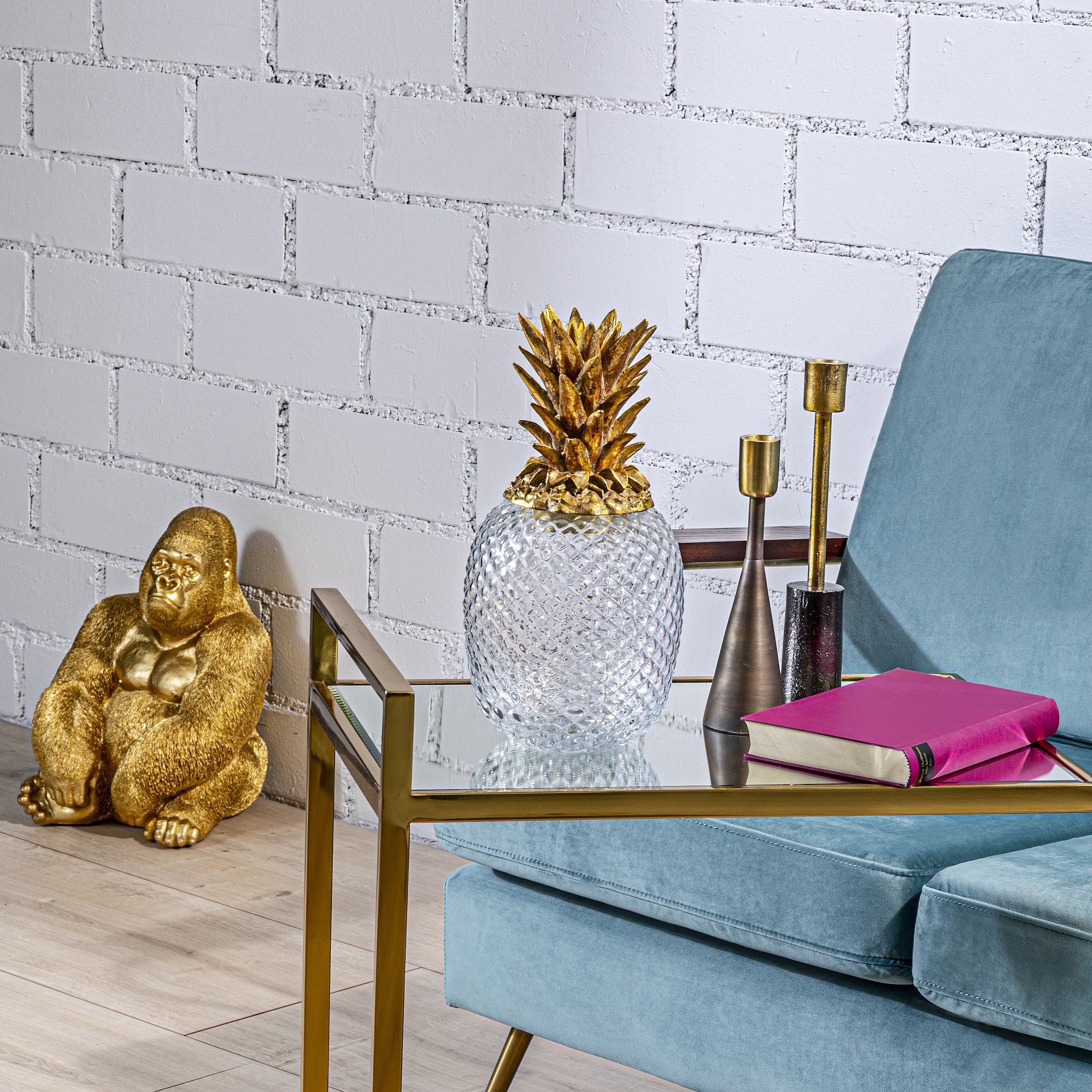 Kare Design Aufbewahrungsbox »Deko Dose Pineapple Visible«