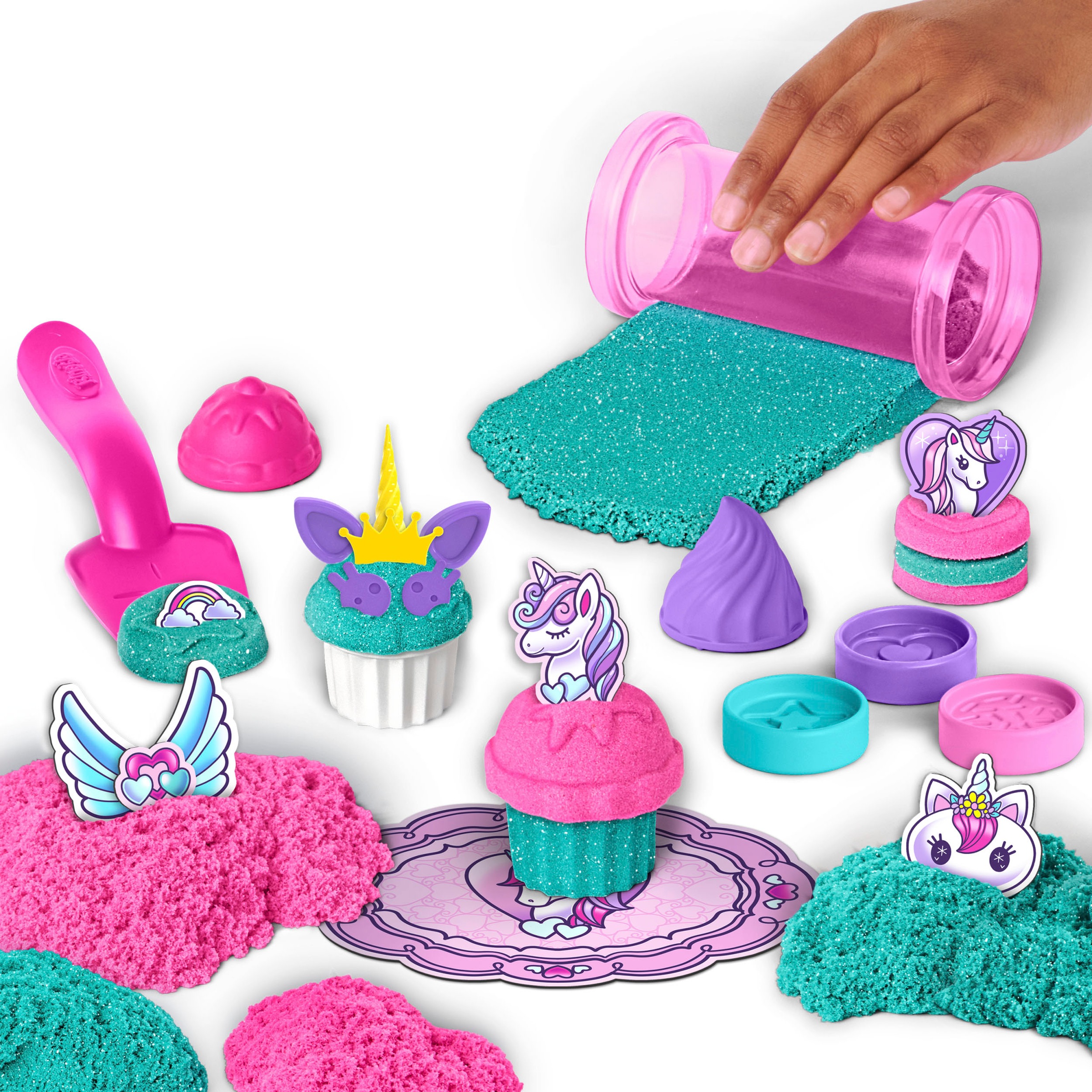 Spin Master Set créatif »Kinetic Sand - Unicorn Bake Shoppe 454 g«