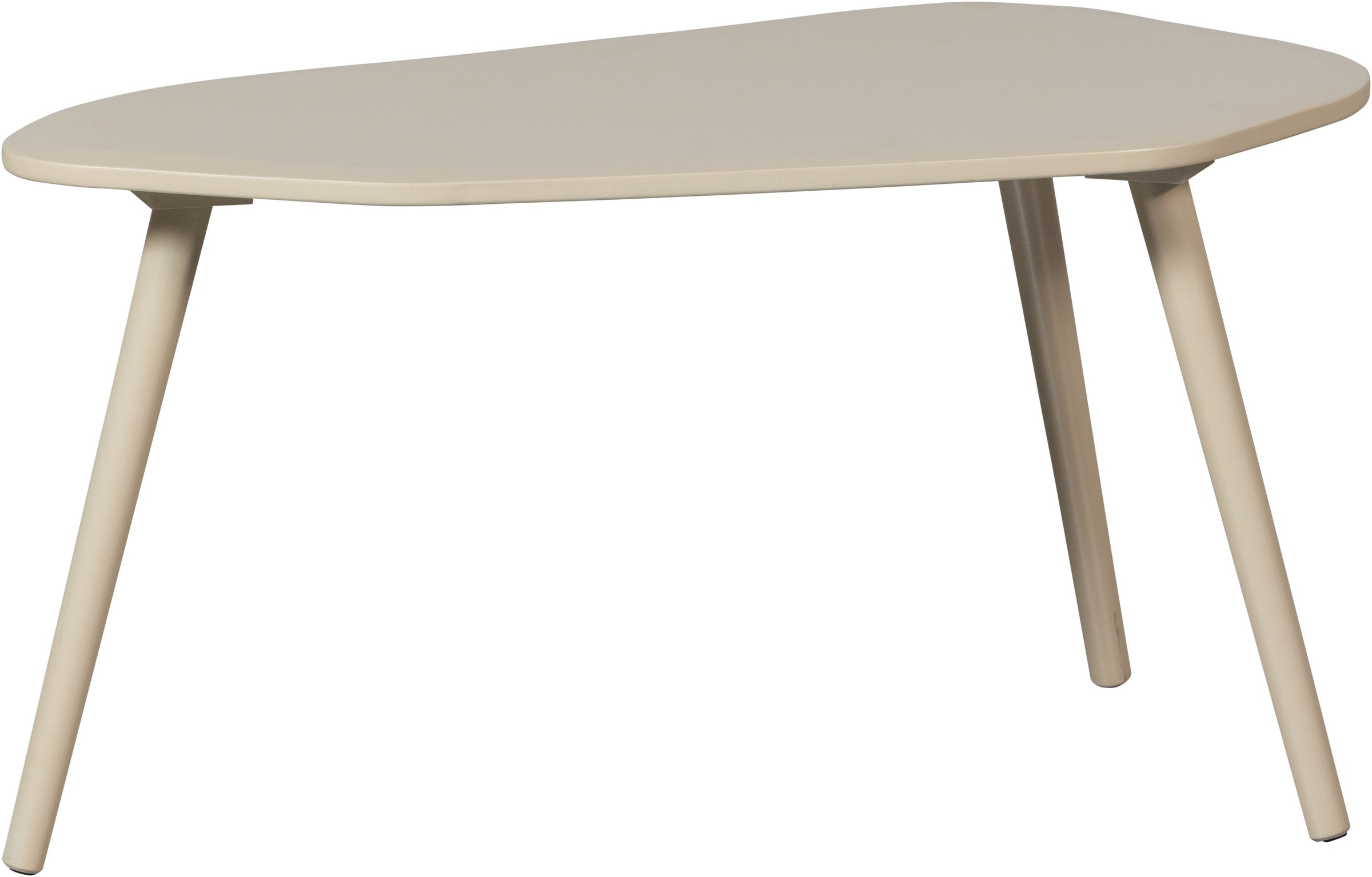 WOOOD Table d'appoint »Davina von MDF mit organischer Tischplatte B 90 x T 50 x H 40 cm« Ensemble, 2 cuis tlg. lot de 2, capacité de charge 5 kg chacun, combinaison pieds/table librement choisissable