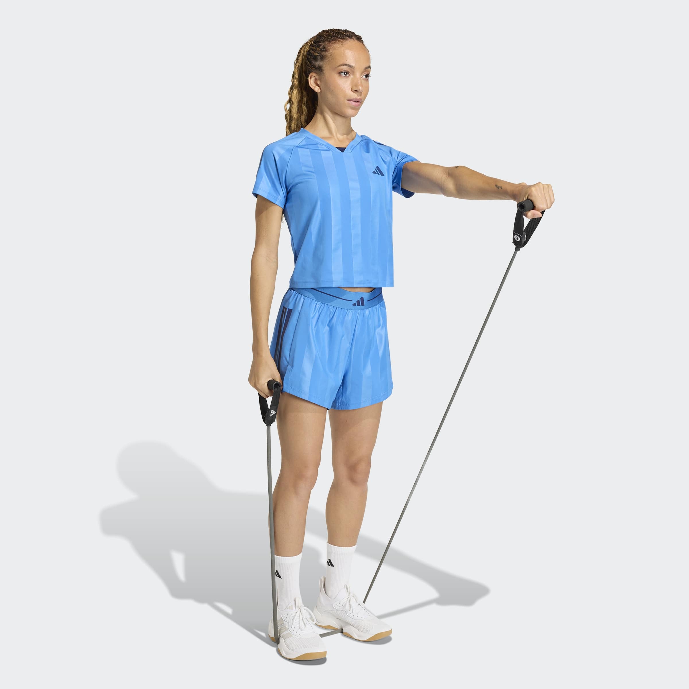 adidas Performance T-Shirt »HYPERGLAM 3-STREIFEN EMBOSS«