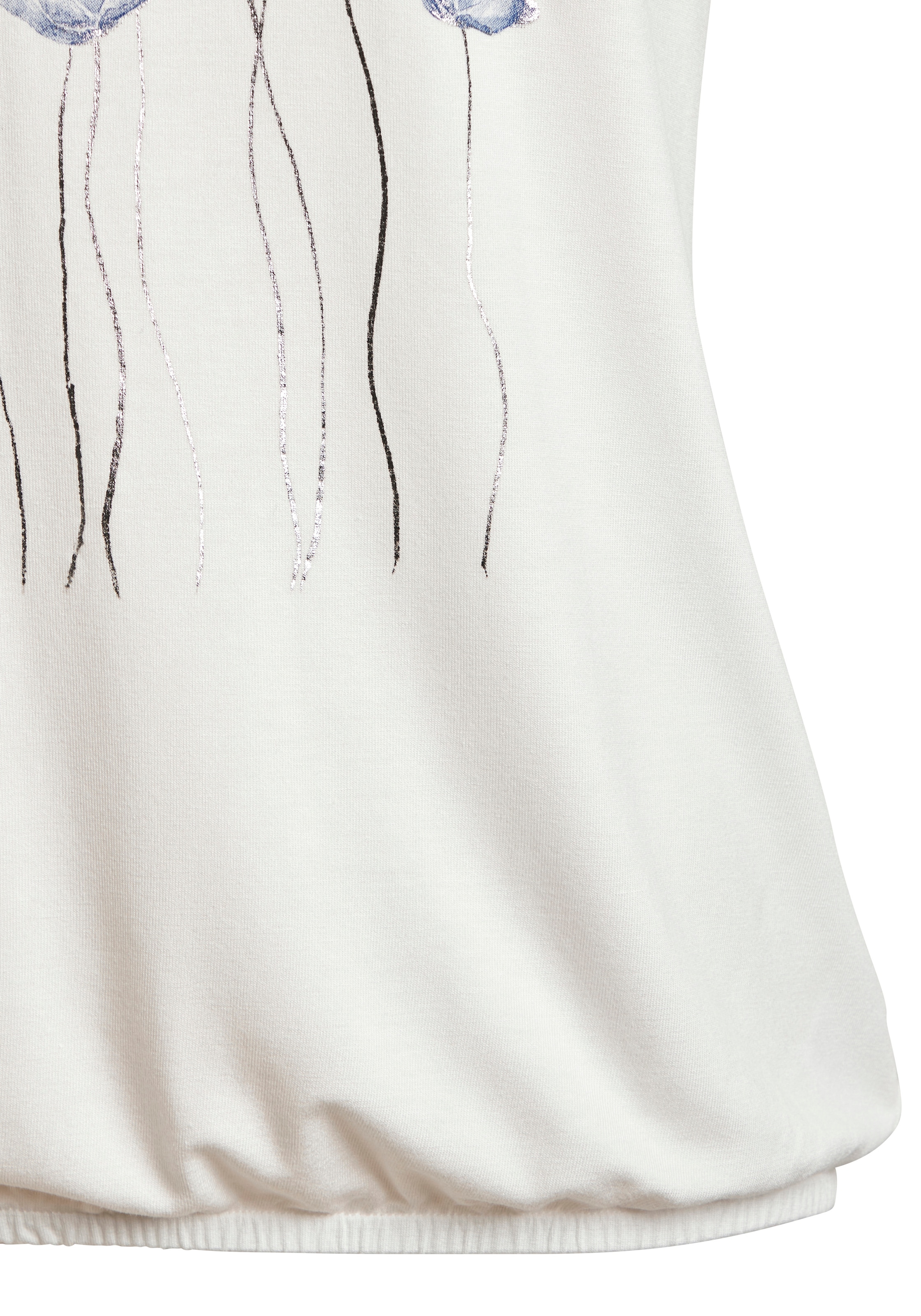 Vivance T-shirt à manches courtes »mit floralem Print« aus weichem Viskose-Stretch