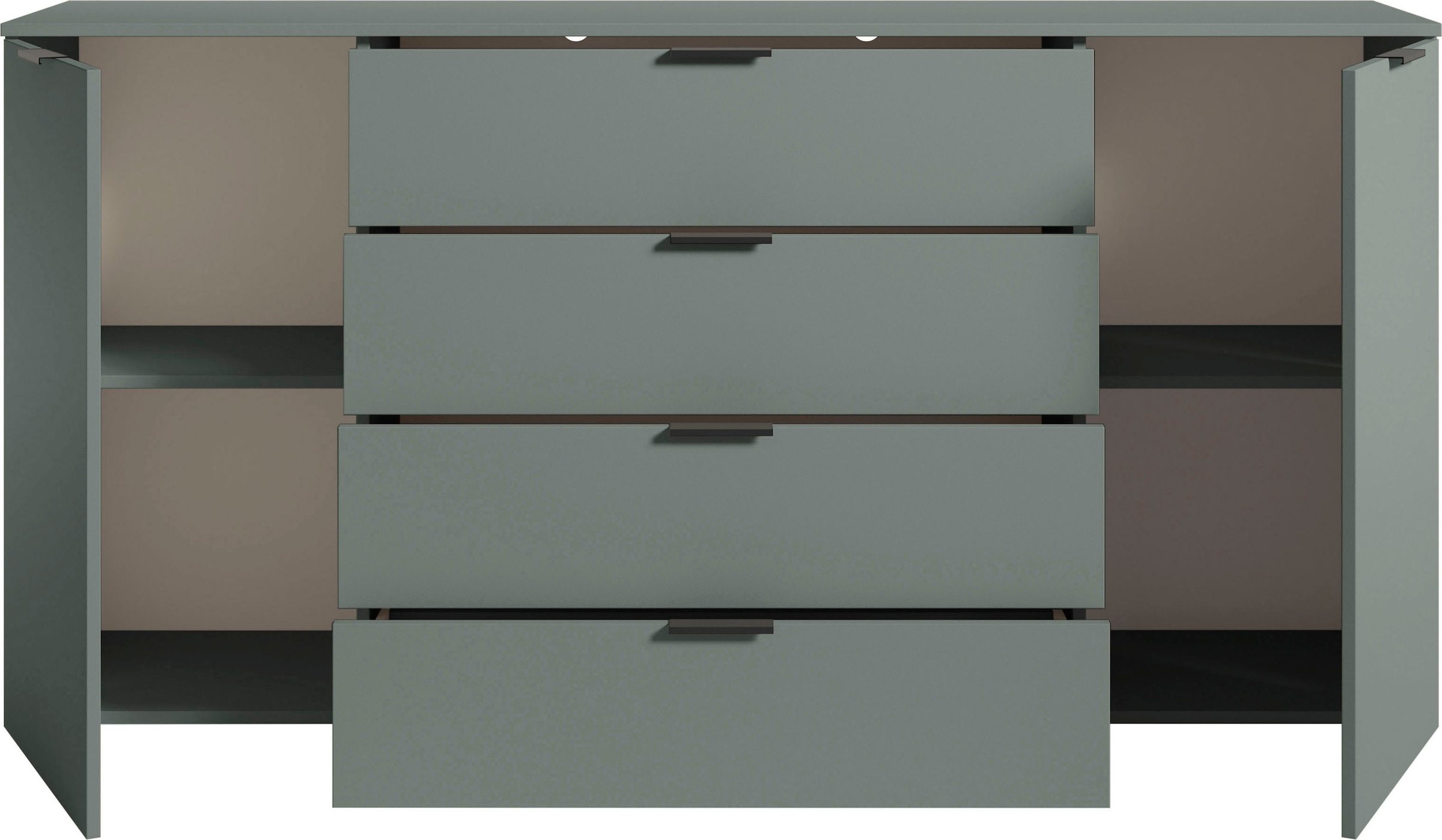 HBZ Sideboard »Linz Kommode, BxHxT 180x90x40cm« 1 cuis tlg. Breite 180cm,Lip-Griff, Melaminbeschichtung