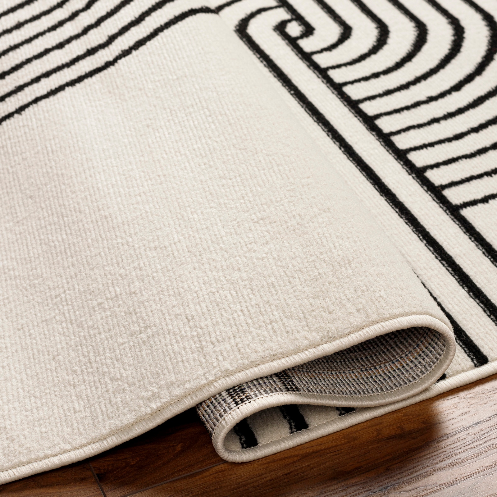 Livabliss Tapis »DEHLI« Rectangulaire 11 mm Höhe Skandinavischer Teppich, Moderner Kurzflor Boho-Wohnzimmerteppich