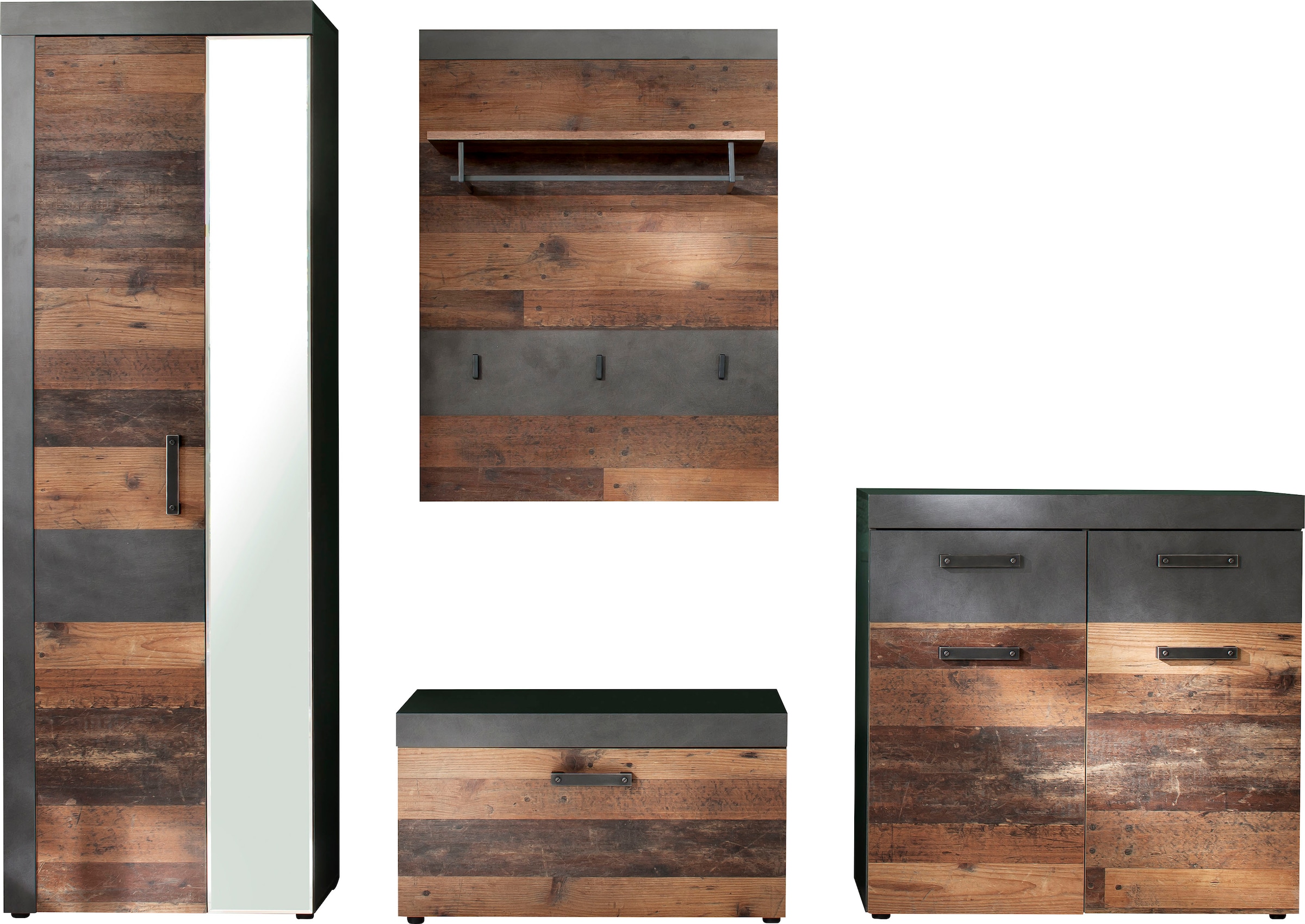 Home affaire Garderoben-Set »Ilana« Set, 4 Stk. tlg.