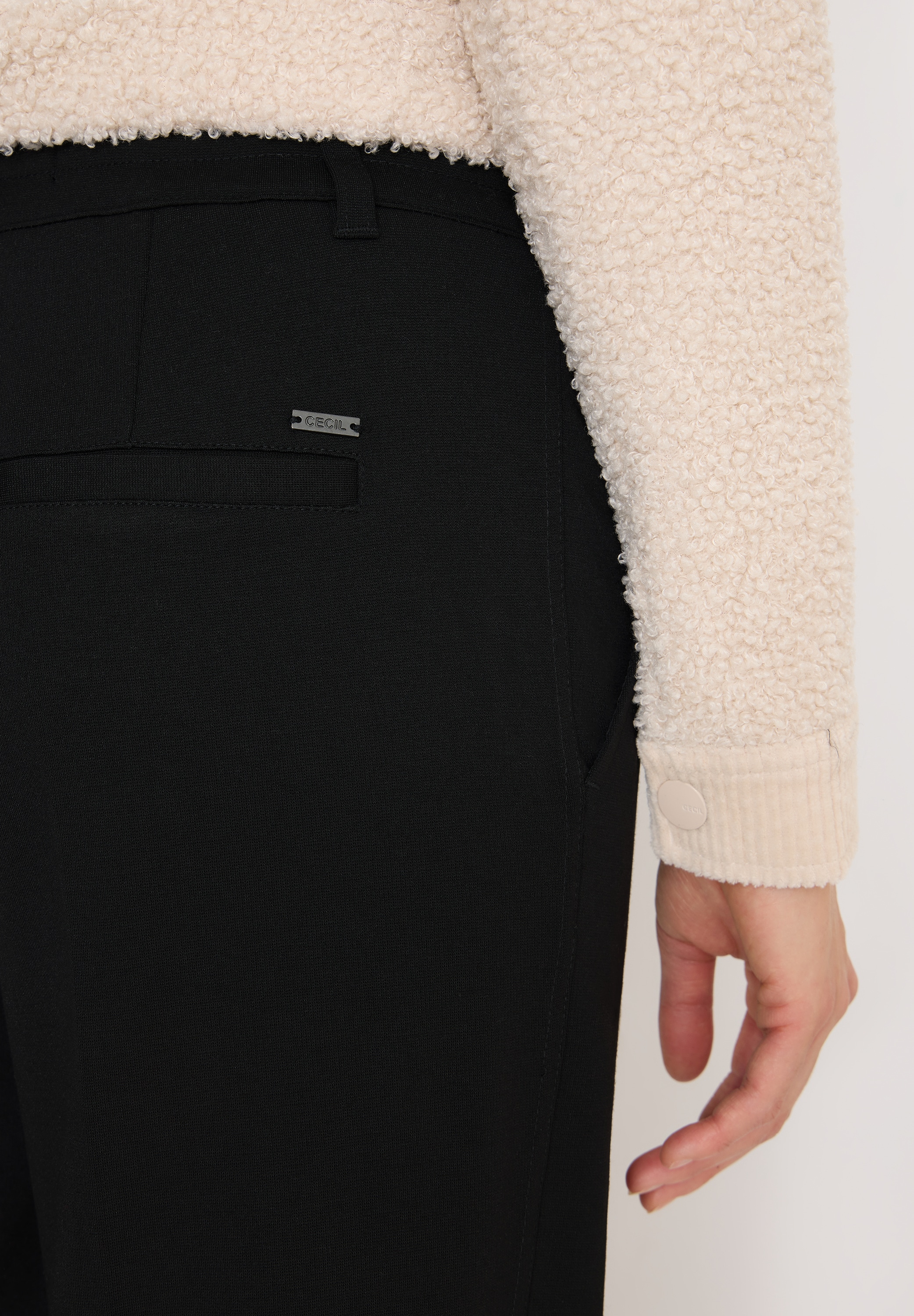 Cecil Pantalon en jersey »Style NEELE«  mit Gummizug und Kordel