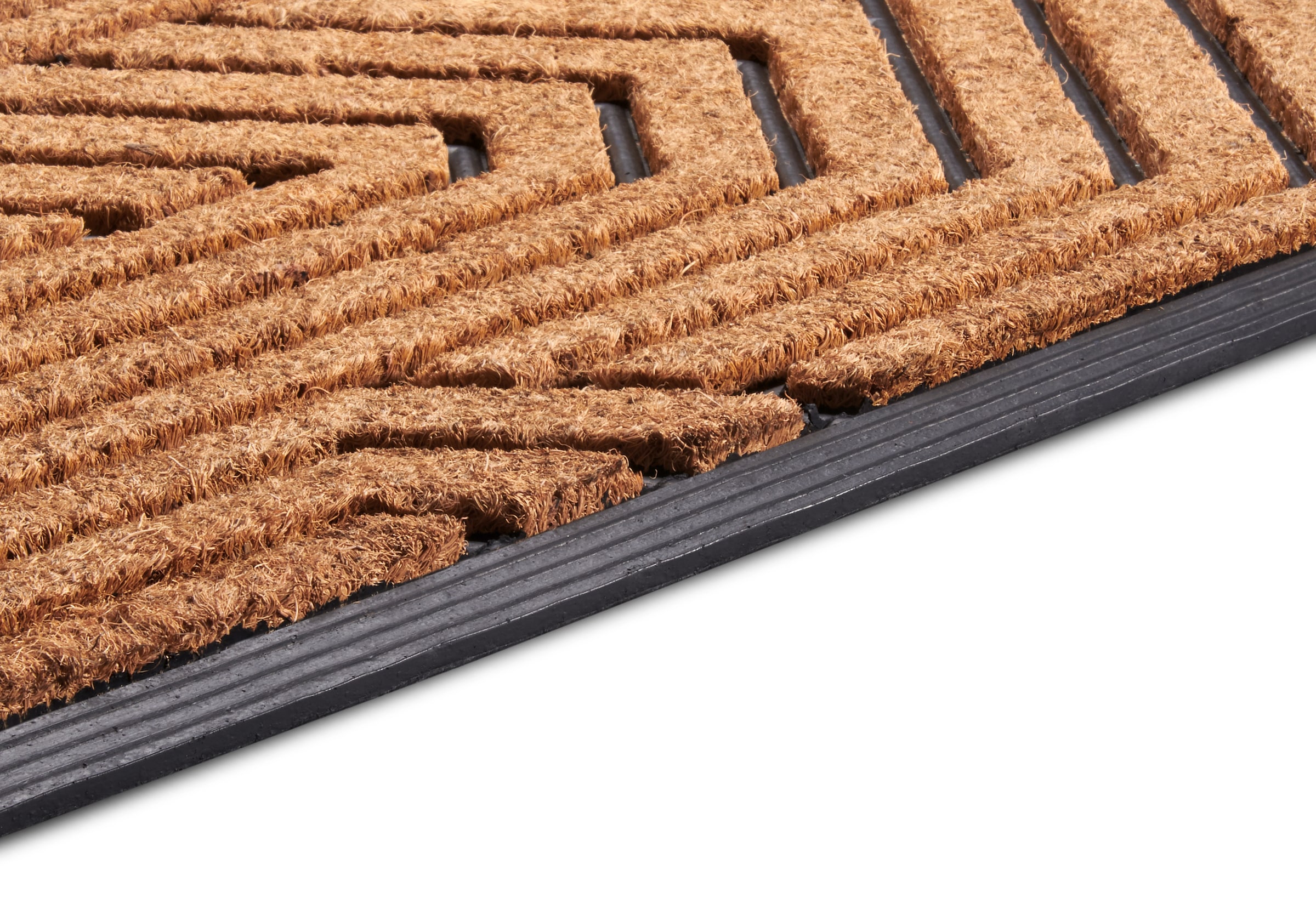HANSE Home Fussmatte »Mix Mats  Gummi Kokos Labyrinth, Türmatte« rechteckig 20 mm Höhe Strapazierfähig, pflegeleicht, robust, wetterfest, UV-beständig