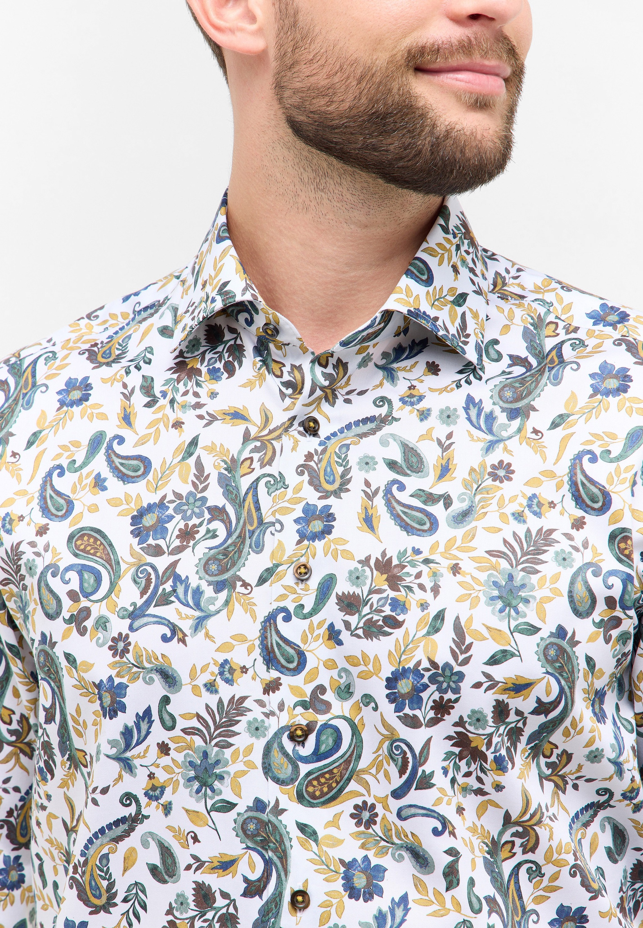 Eterna Langarmhemd »COMFORT FIT« NON IRON (bügelfrei)