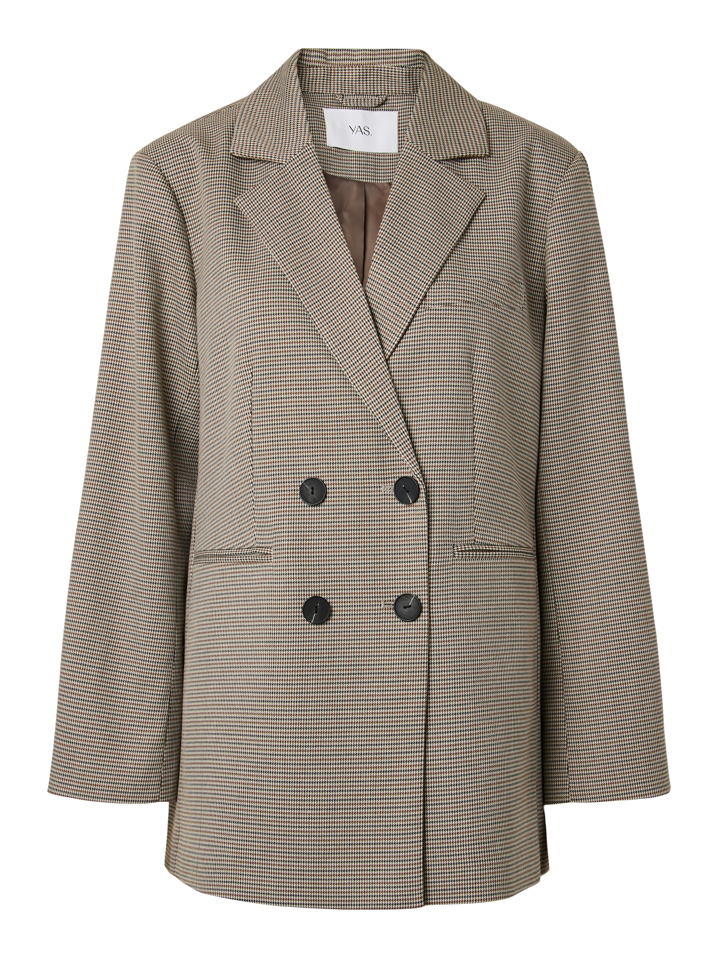 Y.A.S Blazer long »YASCHEKKA LS OVERSIZE BLAZER NOOS« Materialmix, oversize