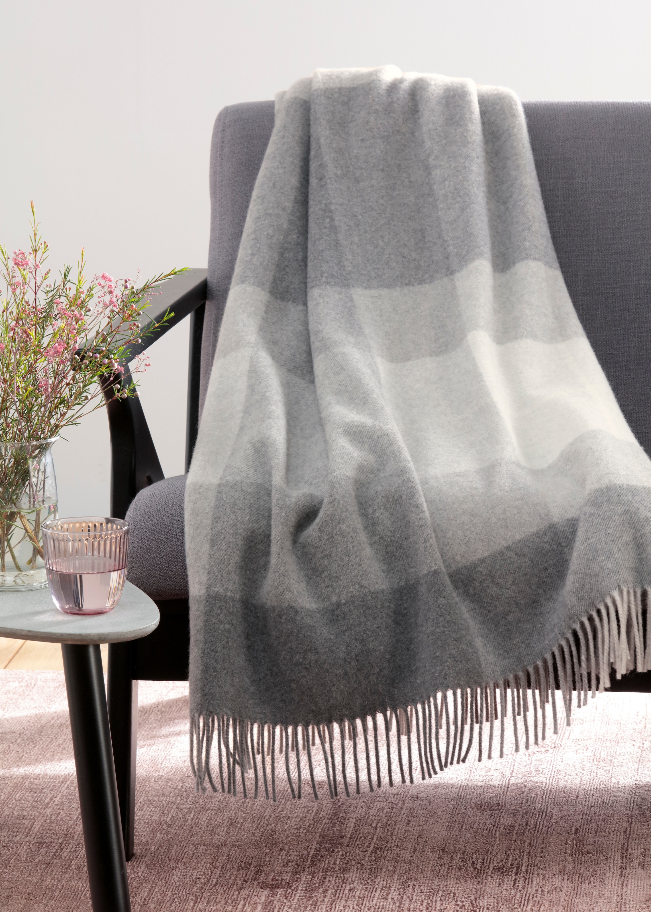 Biederlack Plaid »Britta« im Karo-Look, Kuscheldecke