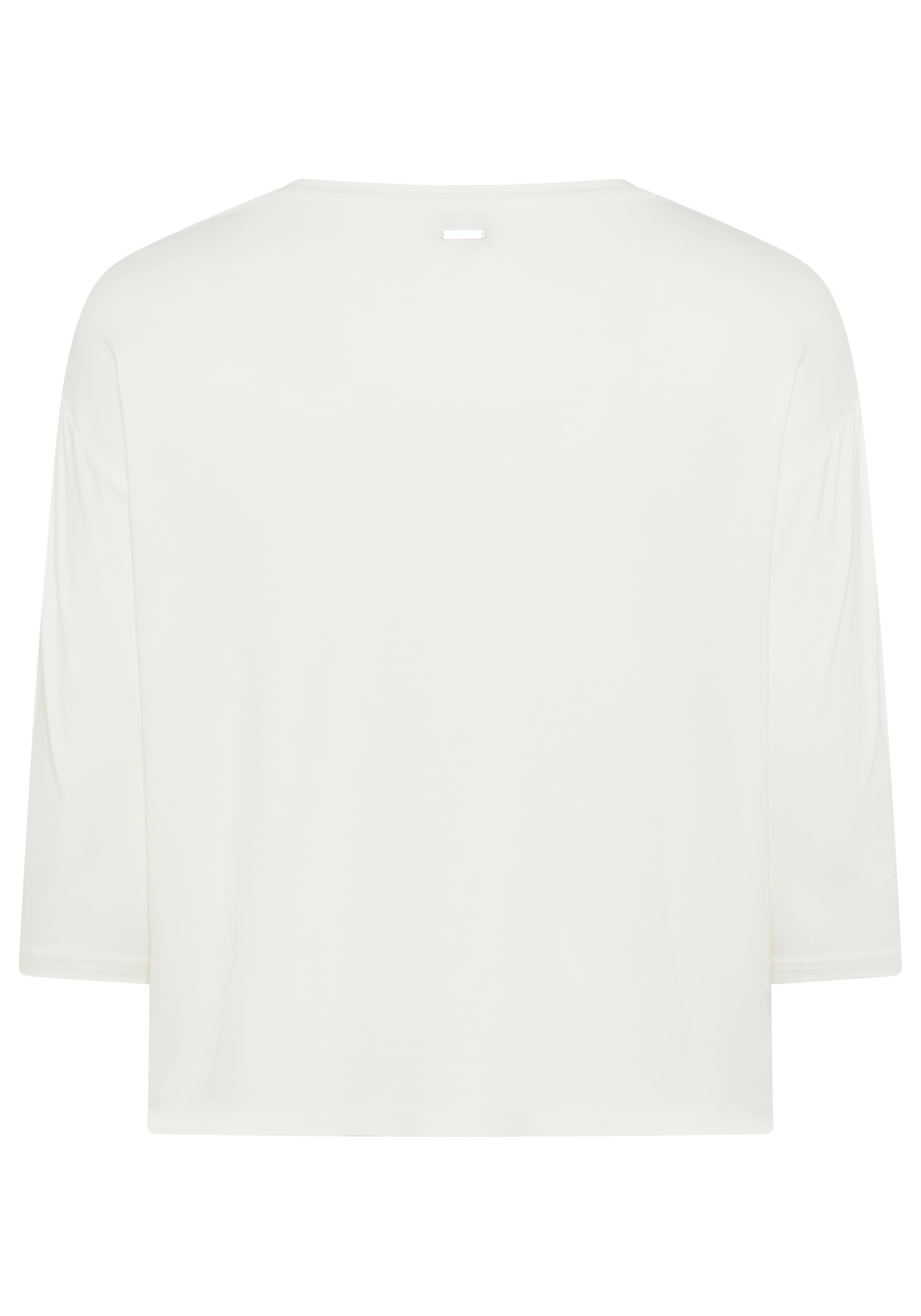 Laura Scott CURVE 3/4-Arm-Shirt mit V-Ausschnitt und lockerer Passform – GROSSE GRÖSSEN