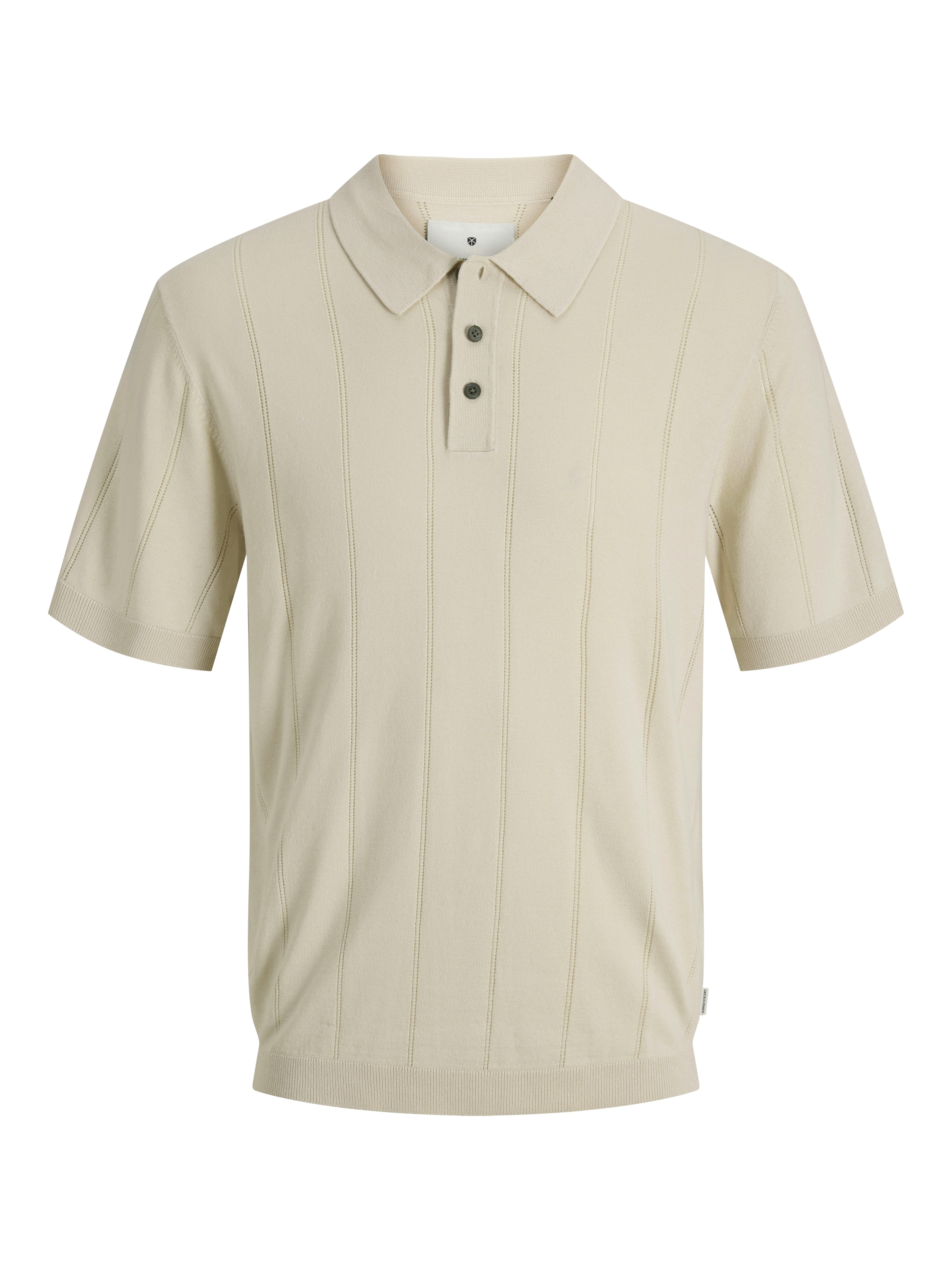 Jack & Jones Polokragenpullover »JPRBLAWILLIAM STRUCTURE KNIT POLO SS SN« Viskosemischung, regular fit