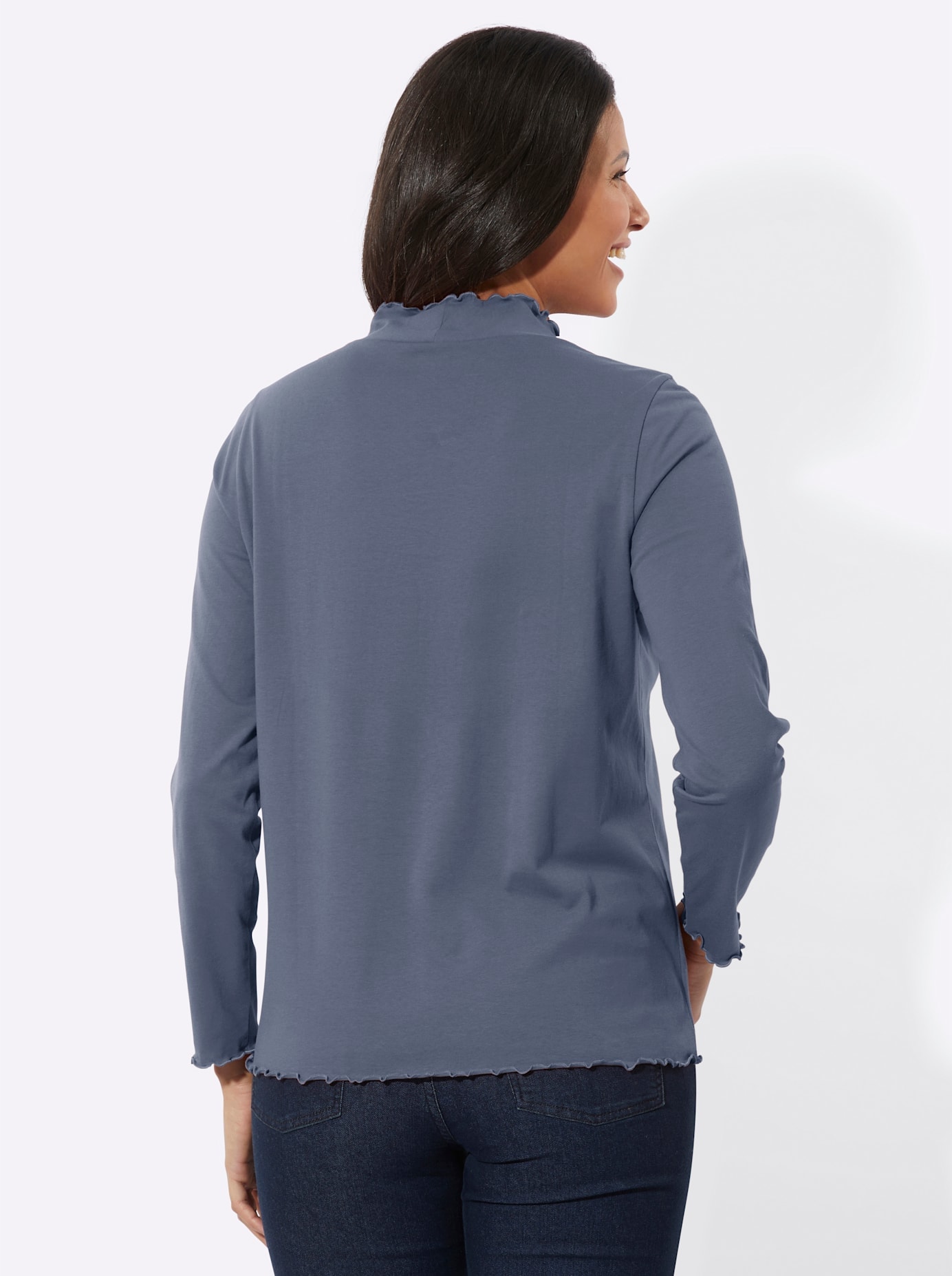 Classic Basics T-shirt à manches longues »Stehkragen-Shirt« 1 cuis