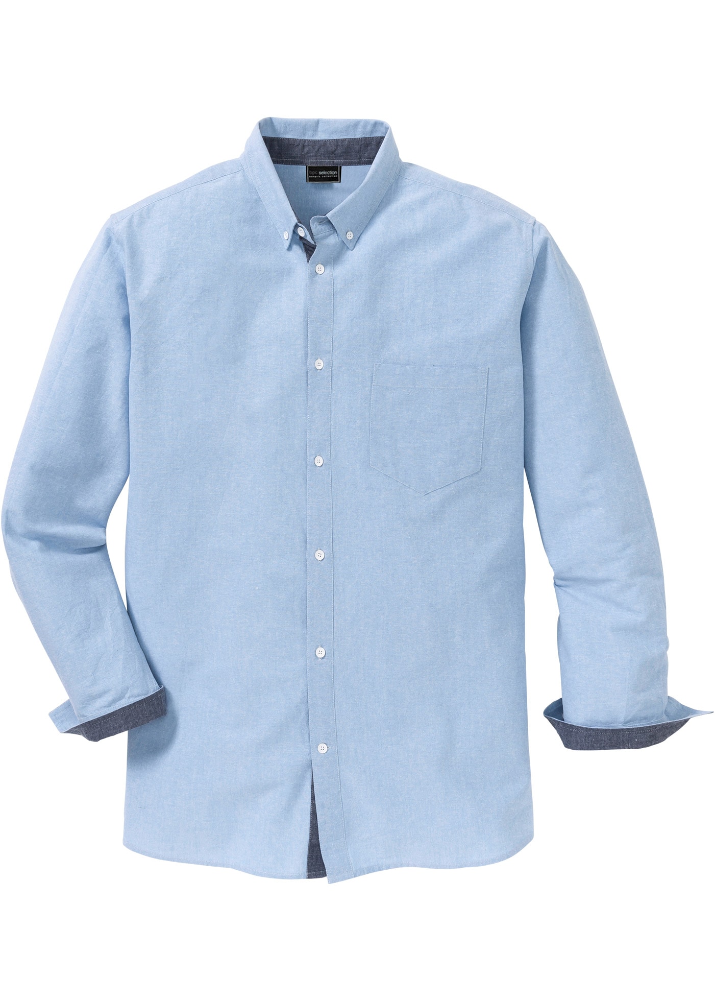 bonprix Chemise à manches longues »Oxford-Businesshemd aus reiner Baumwolle, Regular Fit« Oxford-Businesshemd, reine Baumwolle, Button-down-Kragen, Regular Fit