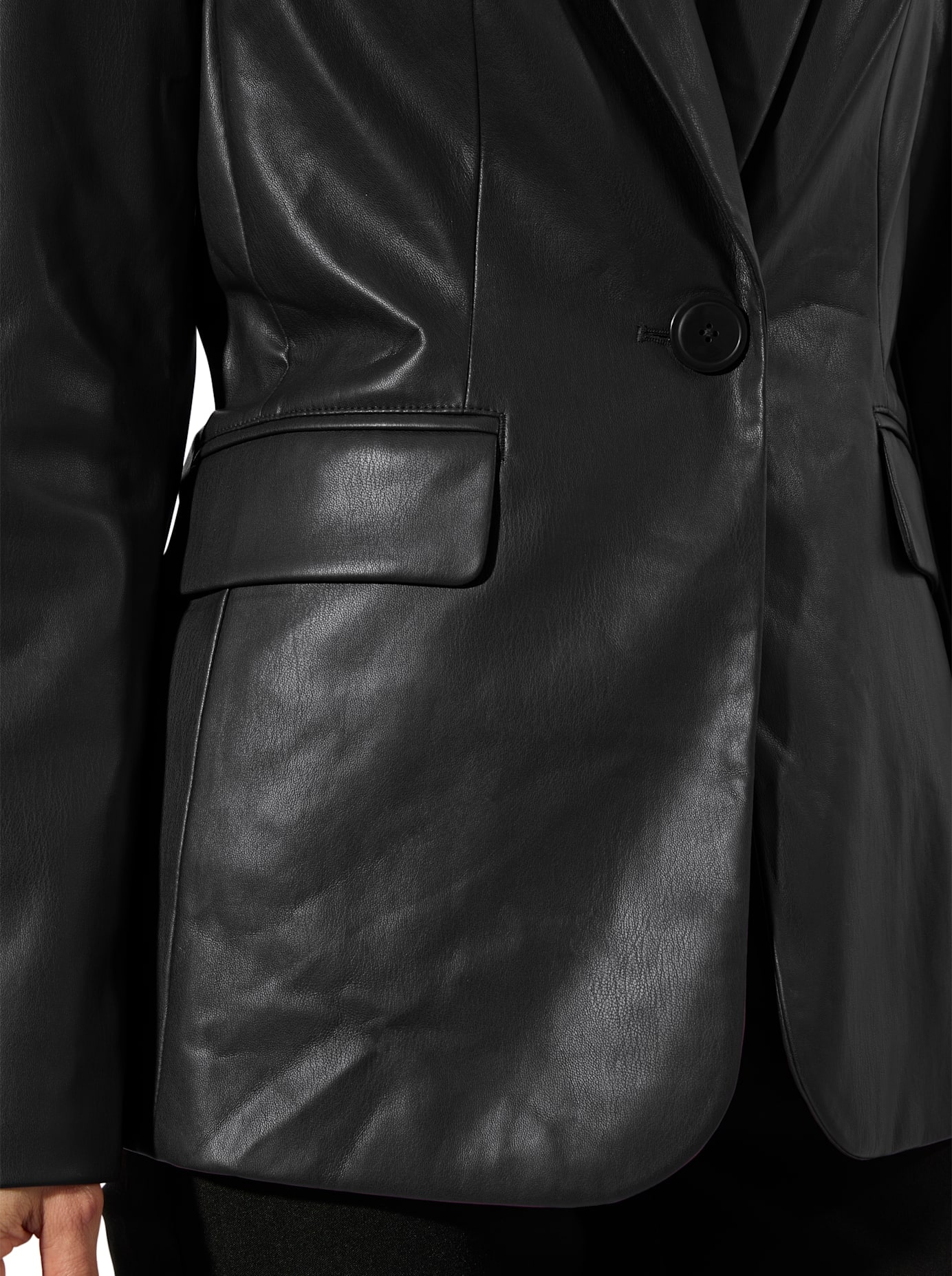 Inspirationen Blazer en similicuir »Lederimitat-Blazer«