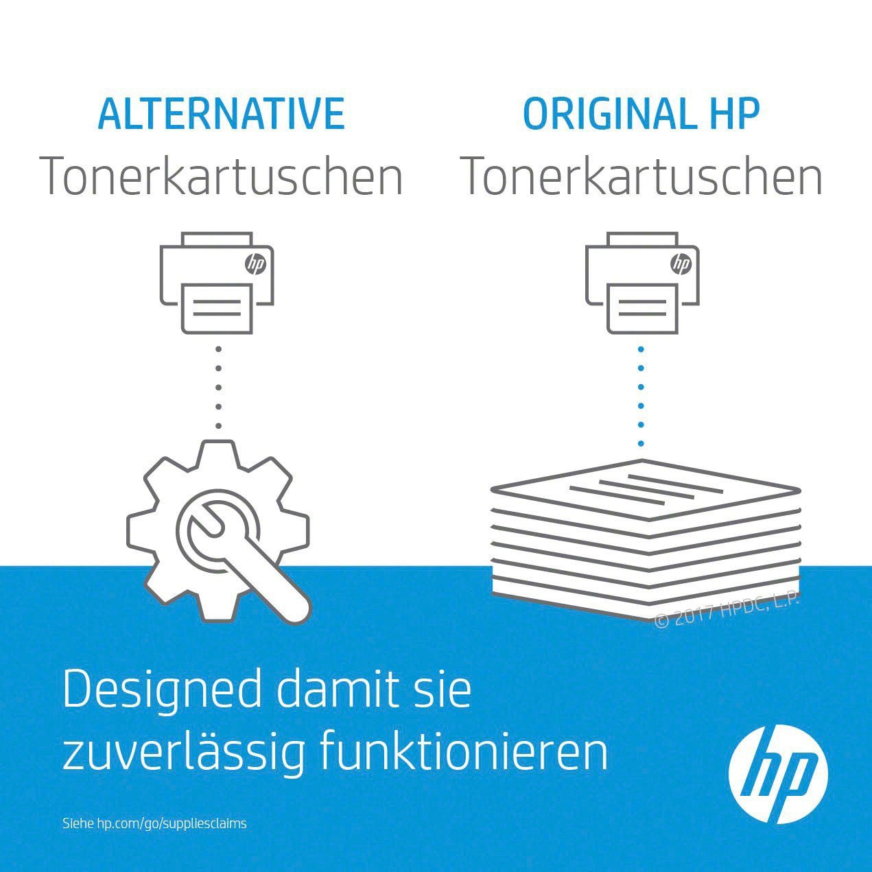 HP Cartouche d'encre »415A« original LaserJet Toner Kartusche 415 gelb