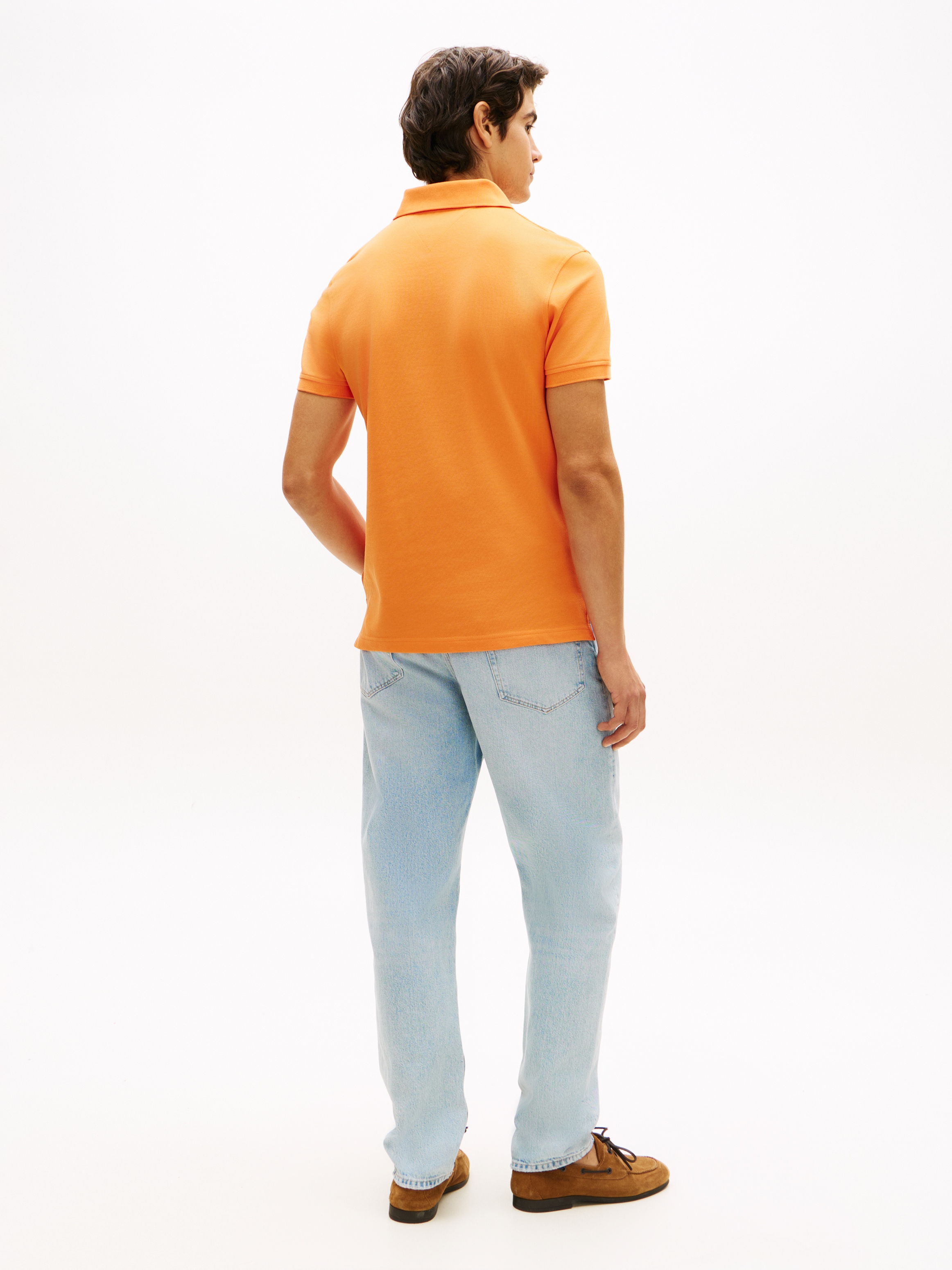 Tommy Hilfiger Poloshirt »1985 SLIM POLO« Markenstickerei, aus Baumwoll-Piqué
