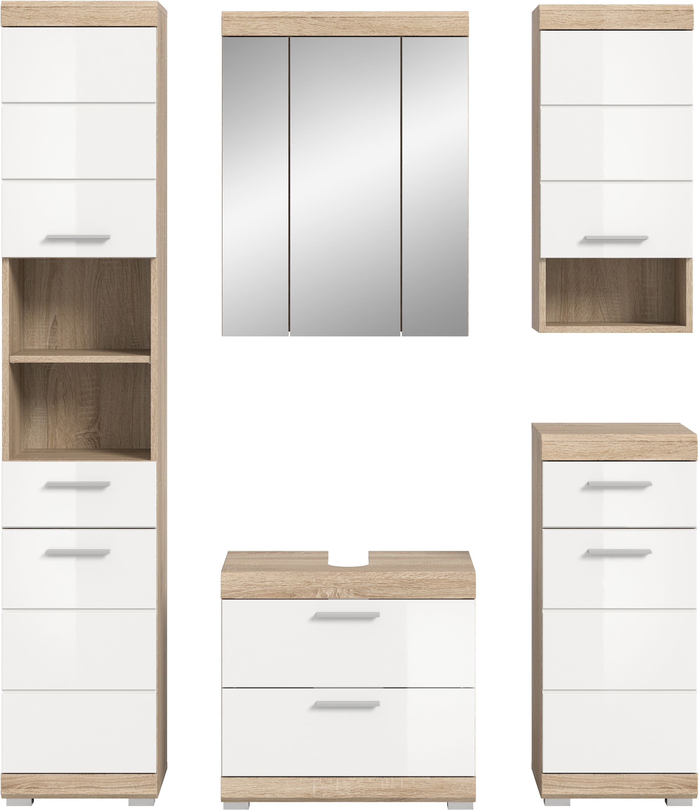 INOSIGN Badmöbel-Set »Siena, 5 teilig, bestehend aus:« Set, TOPSELLER!, 5 Stk. tlg.