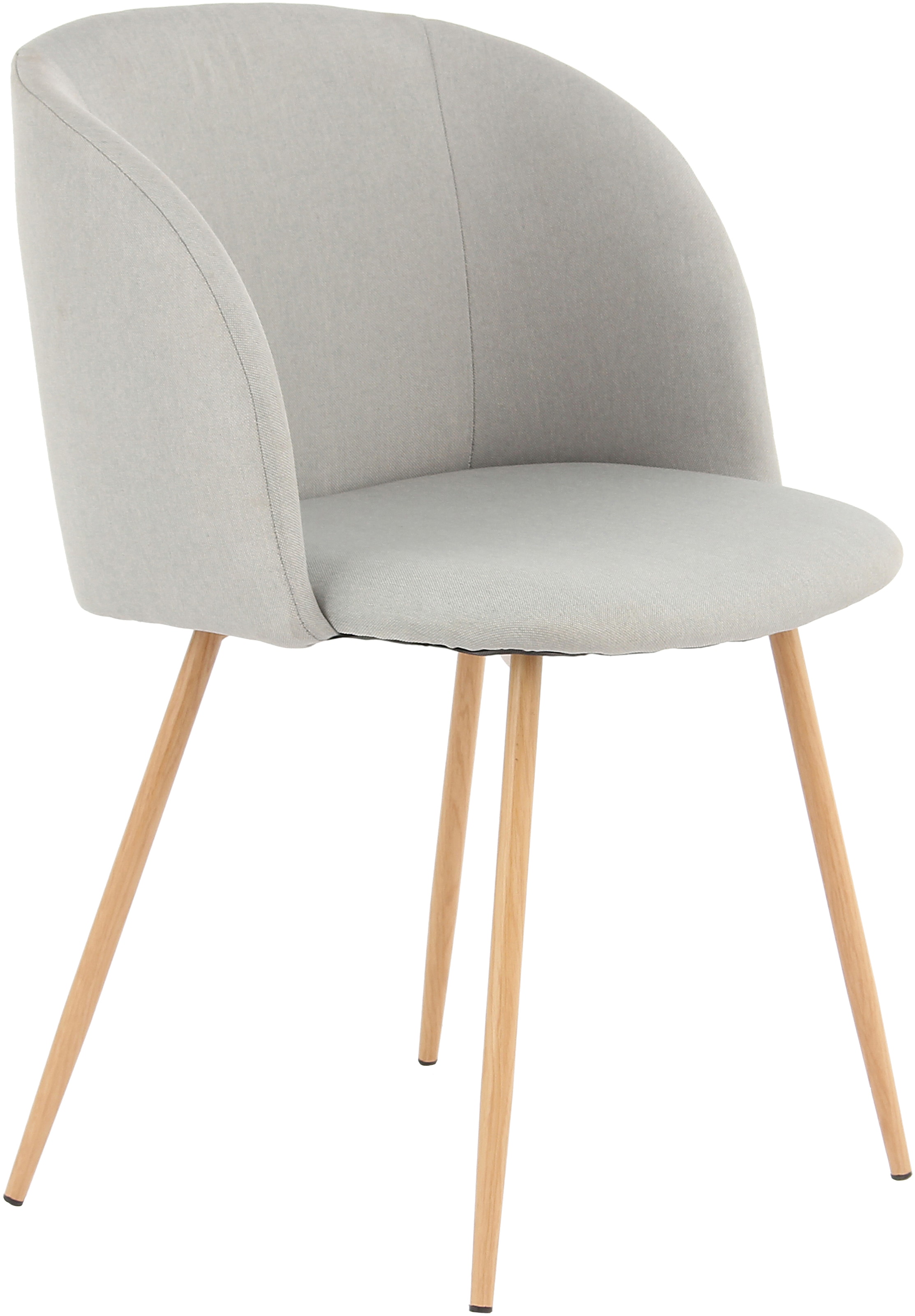 Kayoom Chaise rembourrée »Stuhl Celina 110 2er-Set Grau,samtweicher Bezug in moderner Farbgebung« (Set) 2 cuissamtweicher Bezug, bequem, zeitlos, Hingucker in jedem Wohnbereich