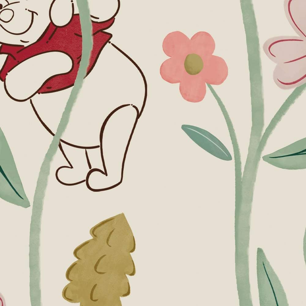 Komar Vliestapete »Disney Winnie the Pooh Blossom Friends« bedruckt glatt Rolle mit 212 x 250 cm