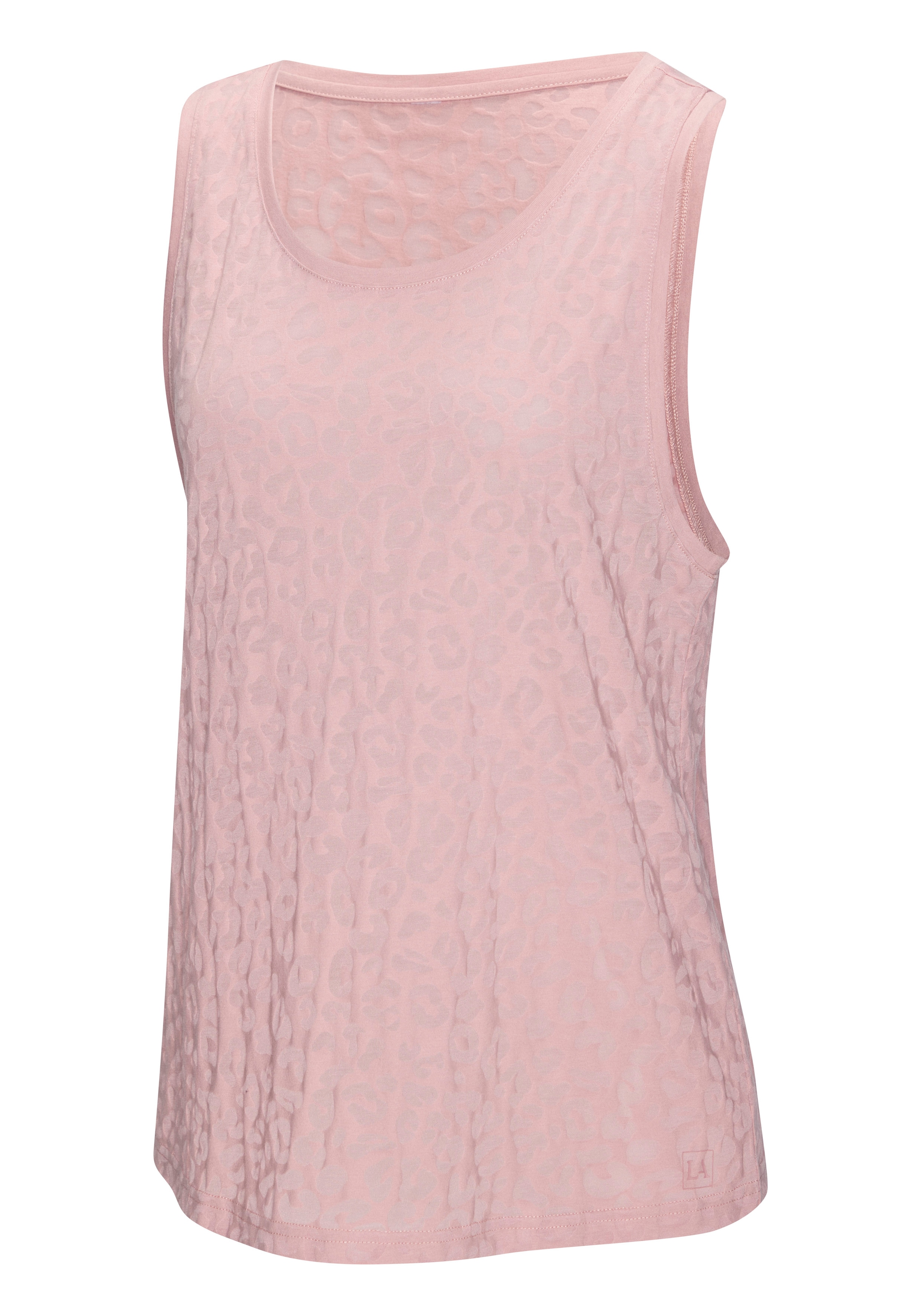 LASCANA ACTIVE Top fonctionnel Leo-Optik mit weitem Armausschnitt