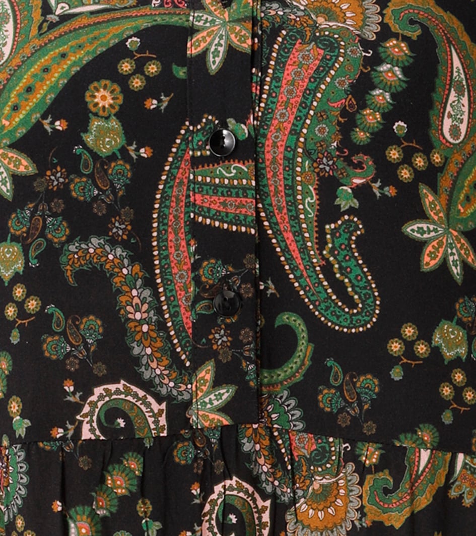 Aniston CASUAL Robe tunique imprimé de motifs paisley colorés - NOUVELLE COLLECTION