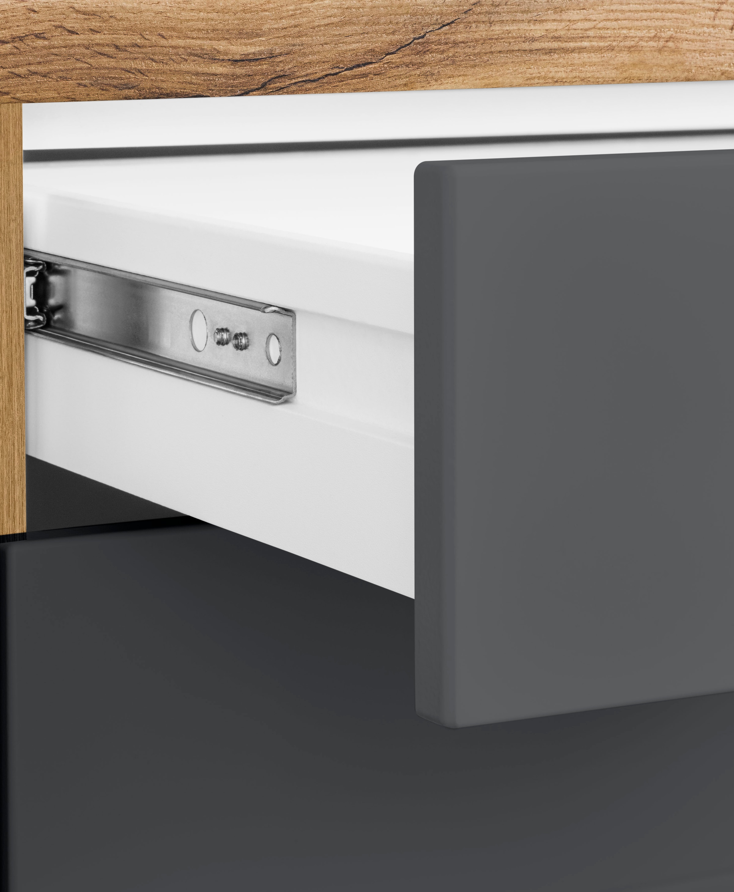 KOCHSTATION Winkelküche »KS-Luhe« Stellbreite 240x270 cm, wahlweise mit oder ohne E-Geräten, MDF-Fronten