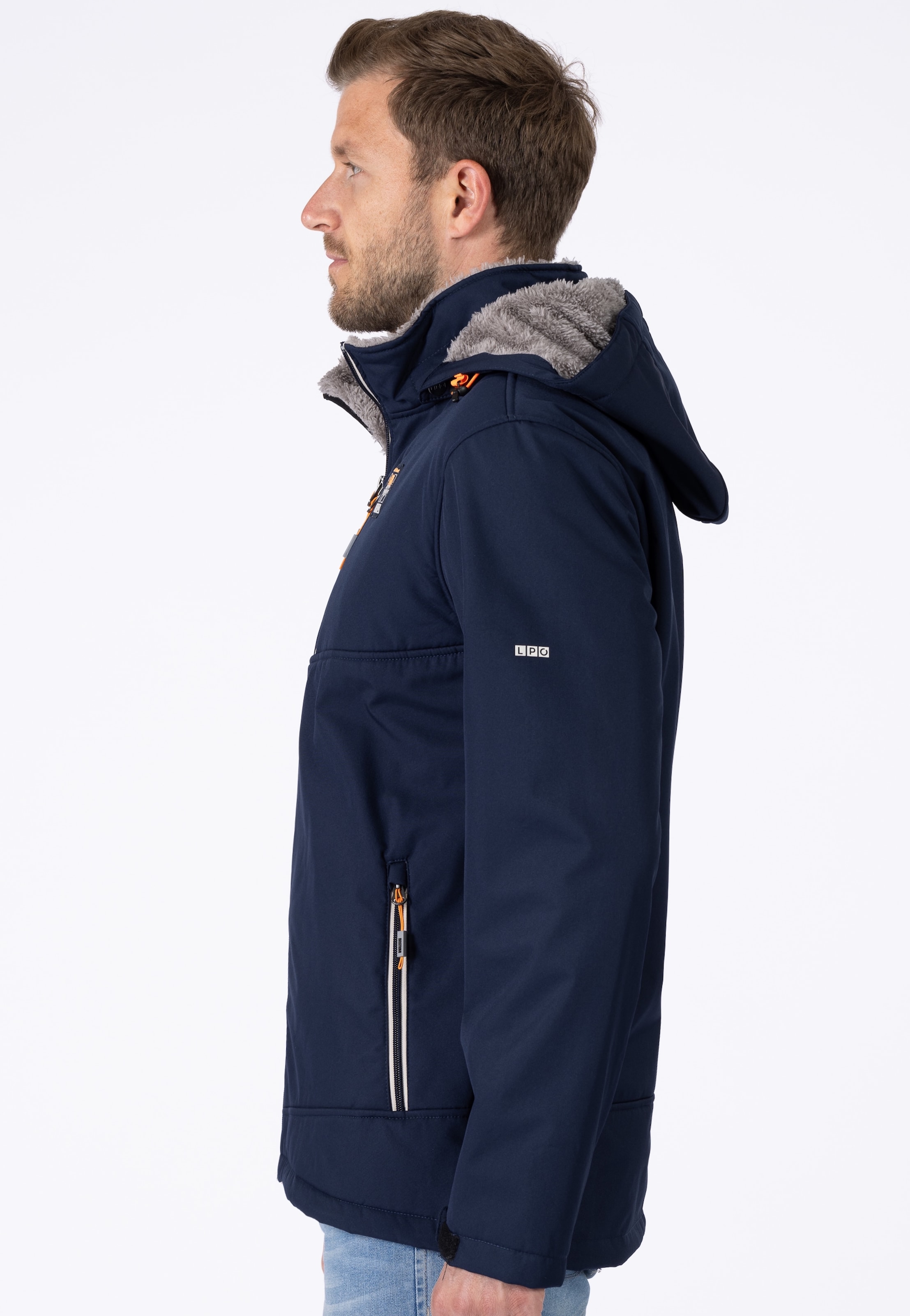 LPO Softshelljacke »Laron« mit Teddyfutter
