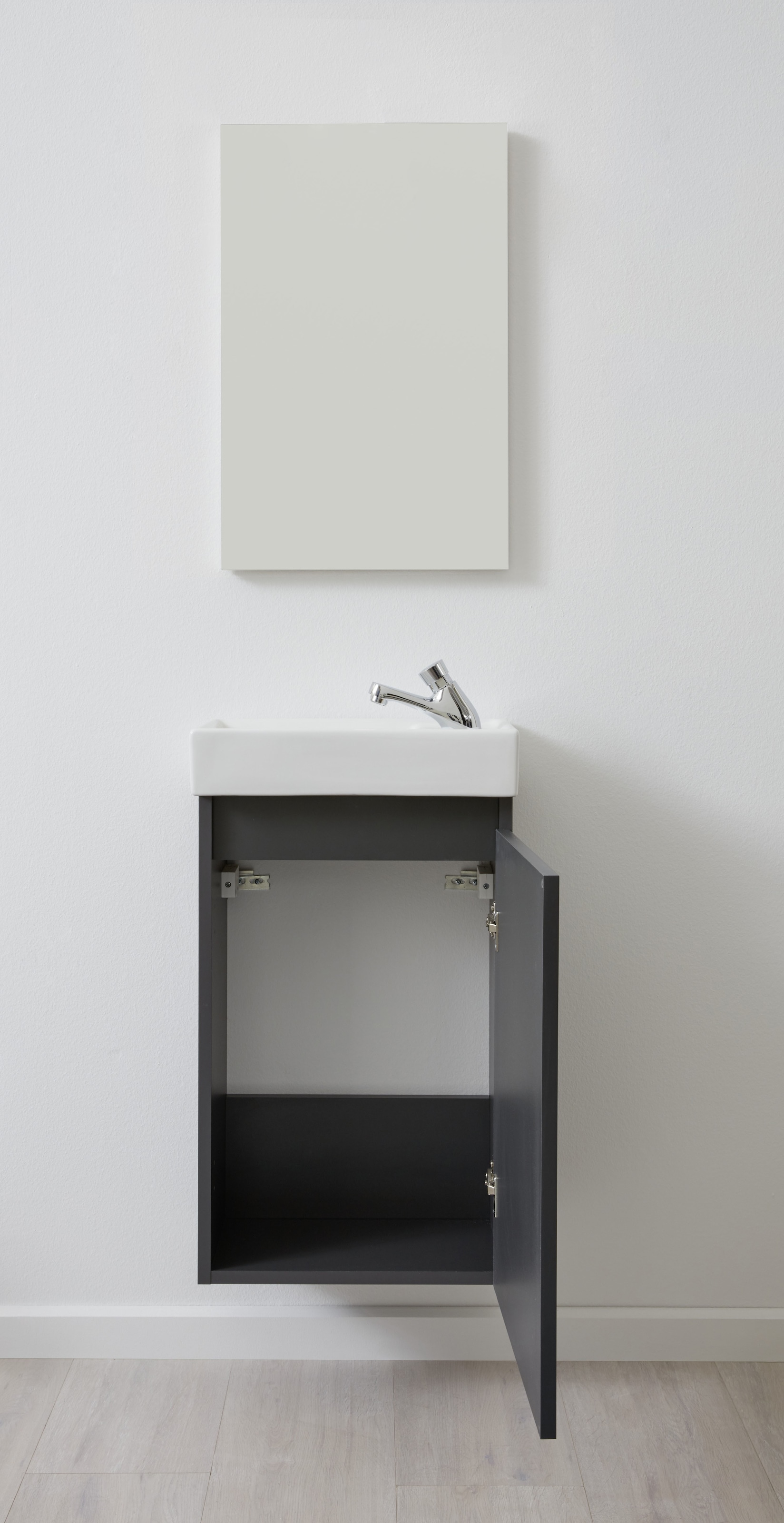 welltime Ensemble de meubles de salle de bain »Oslo 2-teilig« Komplett-Set, 3 cuis tlg.