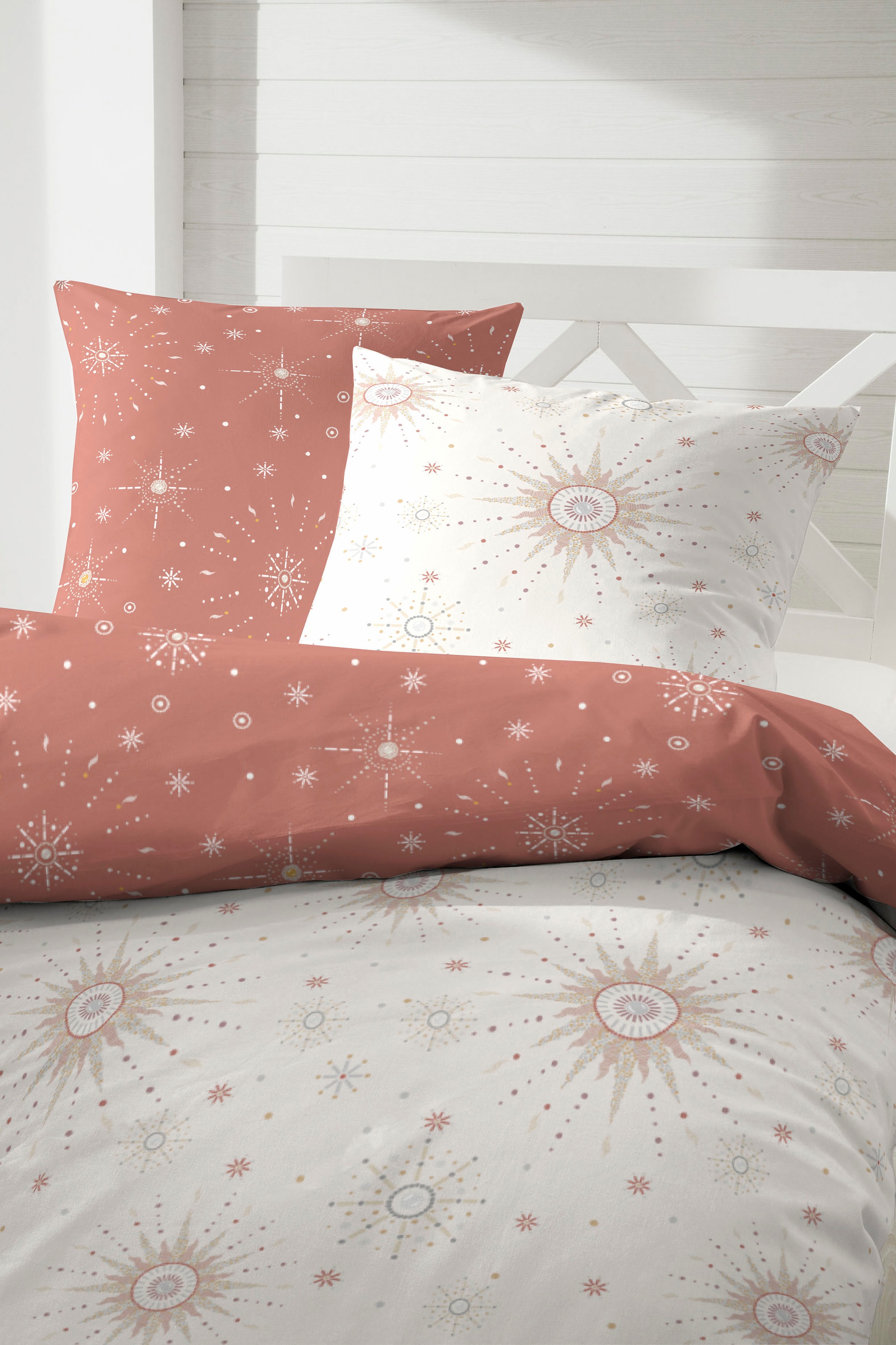 Primera Bettwäsche »Mako-Satin-Bettwäsche Milky Way« 2 Stk. Mit dem Trendsymbol 2021/2022