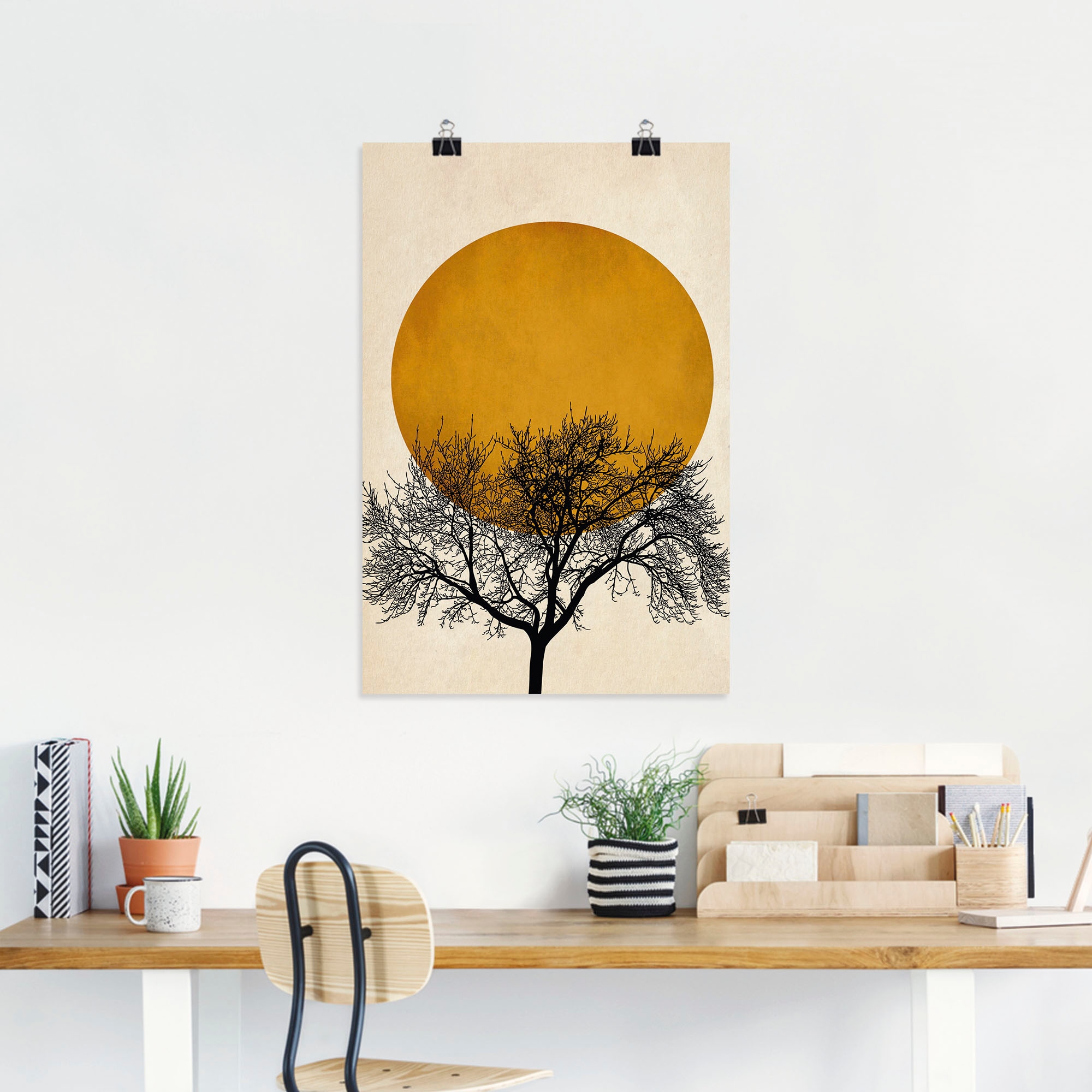 Artland Wandbild »Wintermorgen« Baumbilder 1 Stk. tlg. als Leinwandbild, Poster, Wandaufkleber in verschied. Grössen