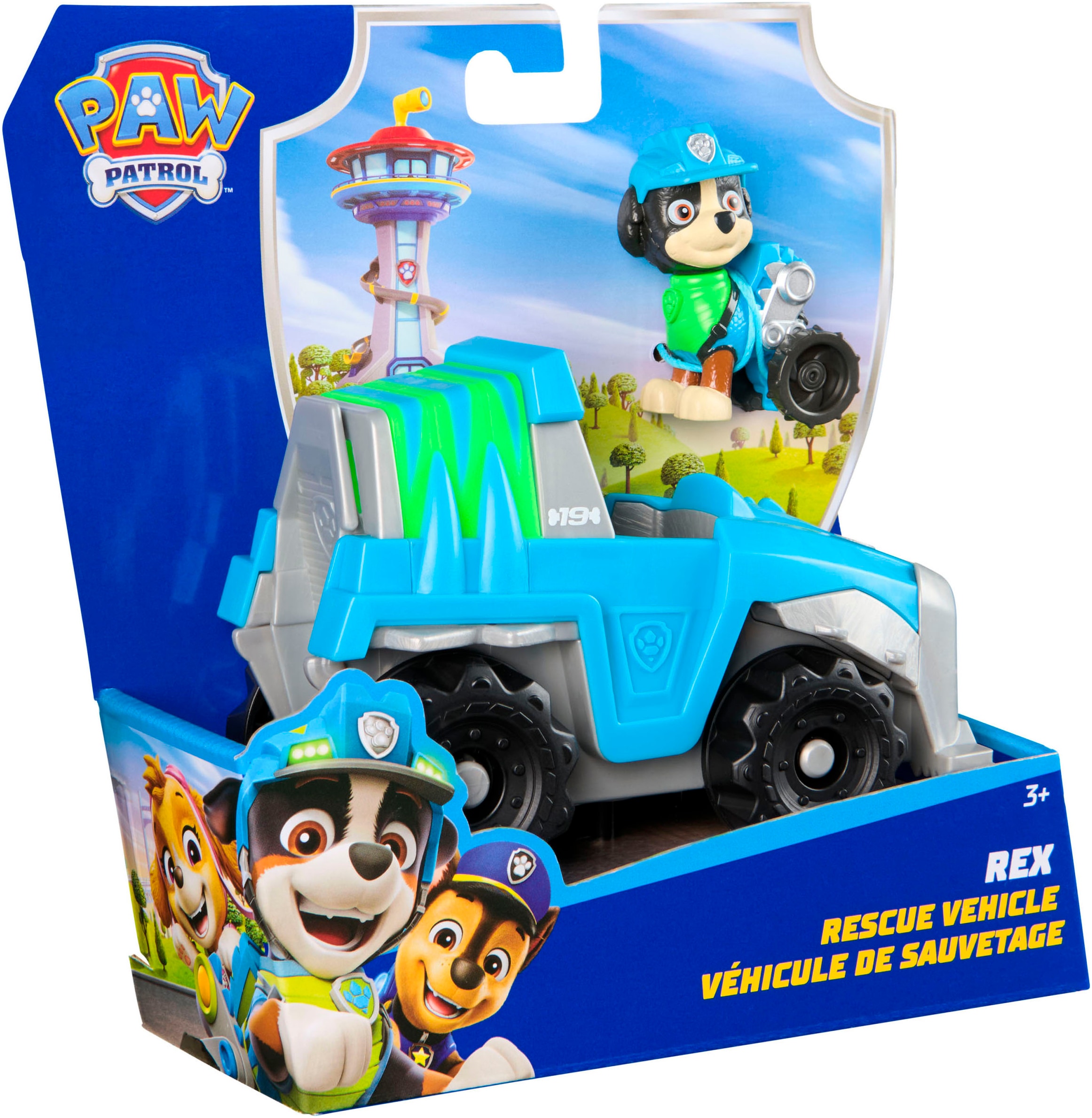 Spin Master Voiture-jouet »PAW Patrol, Sust. Basic Vehicle Rex« zum Teil aus recycelten Material