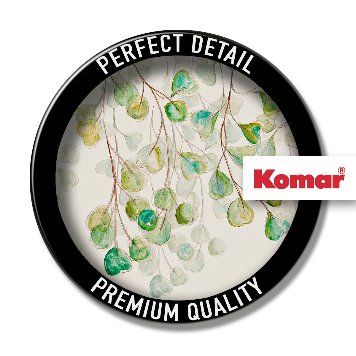 Komar Fototapete »Komar Vlies Fototapete - Douche de Feuilles - Grösse 300 x 250 cm« bedruckt glatt