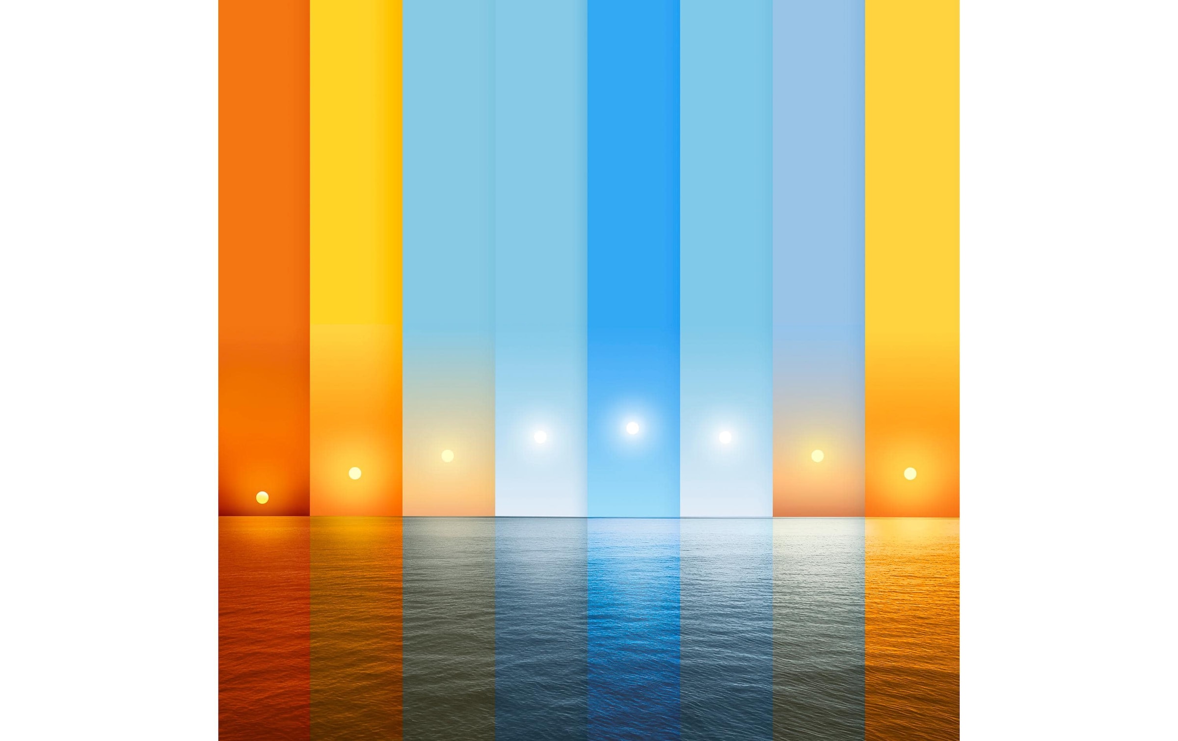 Philips Hue Plafonnier »Philips Hue Deckenleuchte WCA Slim Recessed Light S« RVB | blanc chaud - blanc froid