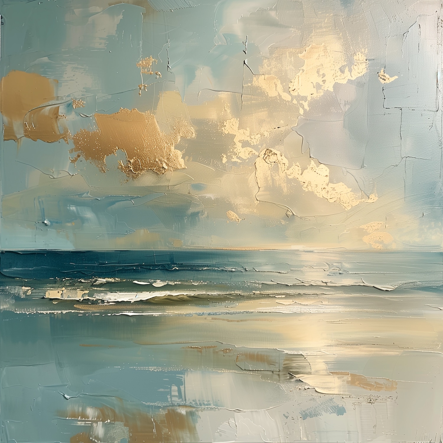 queence Tableau en verre acrylique »Ein Tag am Meer« Abstrait | Abstrait | Art | Ciel | Formes | Images de ciel | Images de mer | Lever de soleil | Mer | Plans d'eau | Tableau 1 cuis tlg. Impression artistique HD premium de qualité galerie