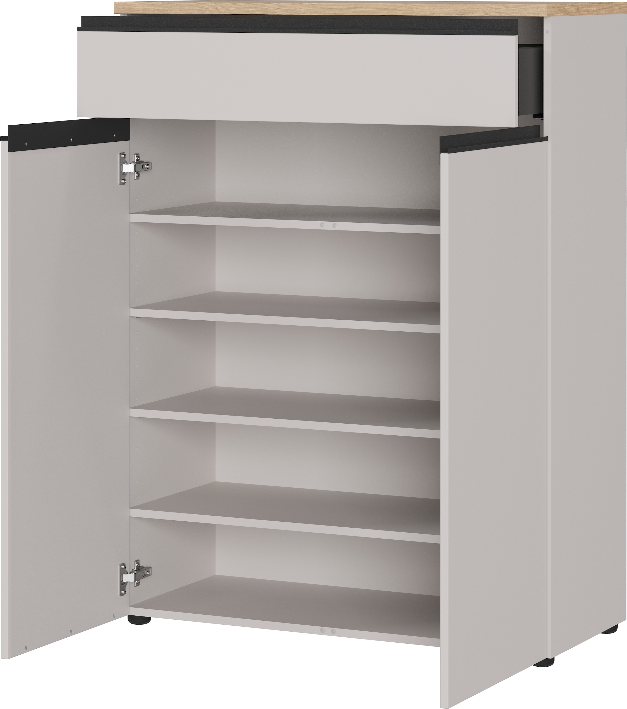 GERMANIA Armoire à chaussures »Cormano« Schuhschrank mit einem Schubkasten und zwei Türen