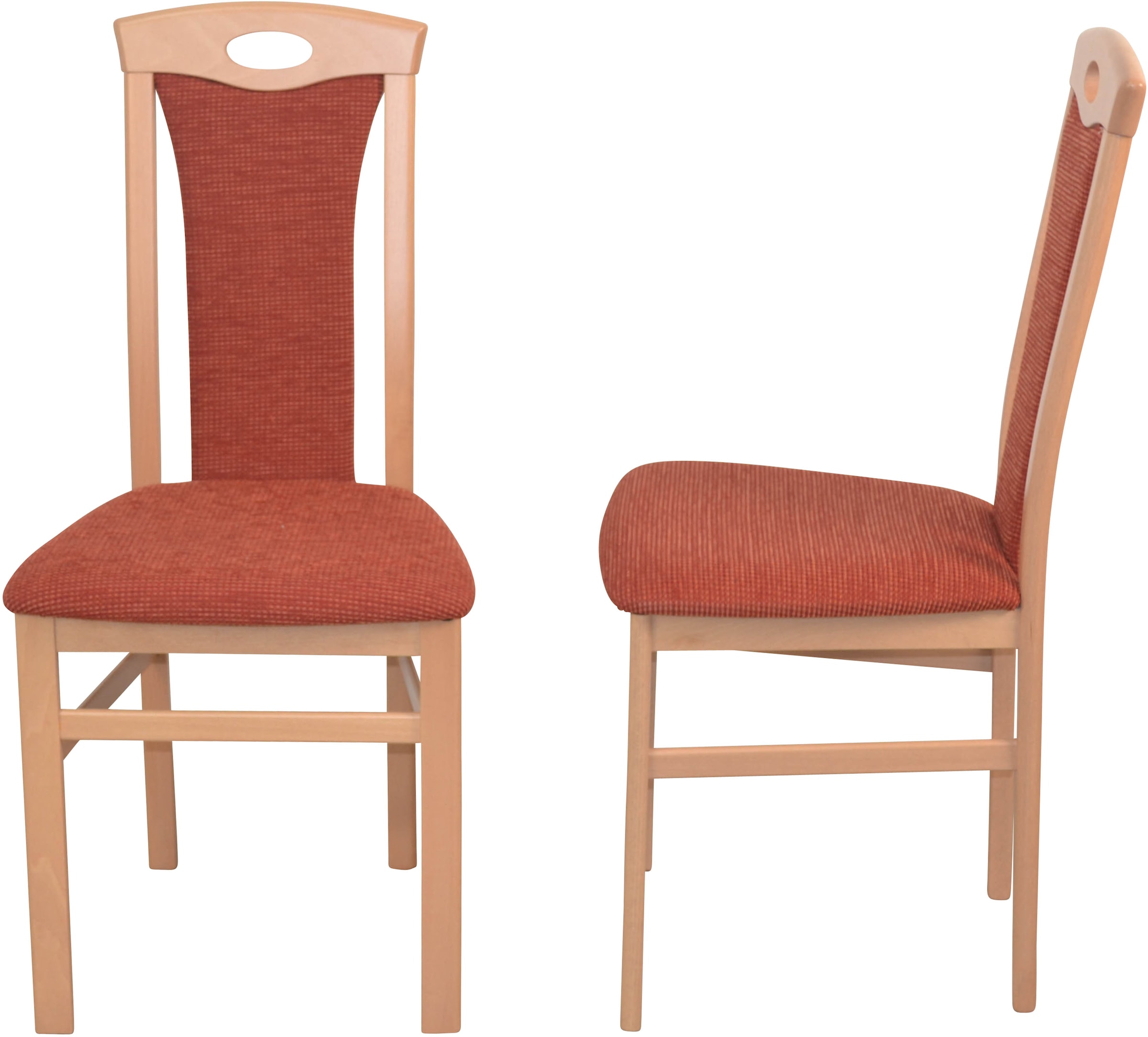 HOFMANN LIVING AND MORE Essgruppe »5tlg. Tischgruppe« Spar-Set, 5tlg. Tischgruppe, 5 Stk. tlg. Stühle montiert