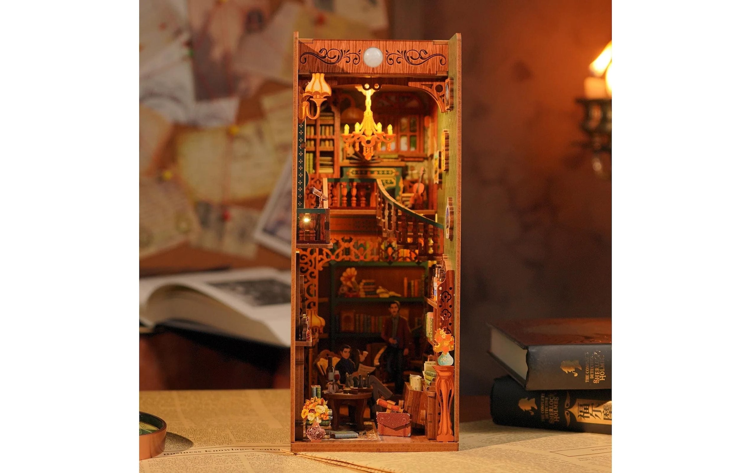   Modellbausatz »Tonecheer Book Nook Violin Detective Agency« 286 Stk. tlg.