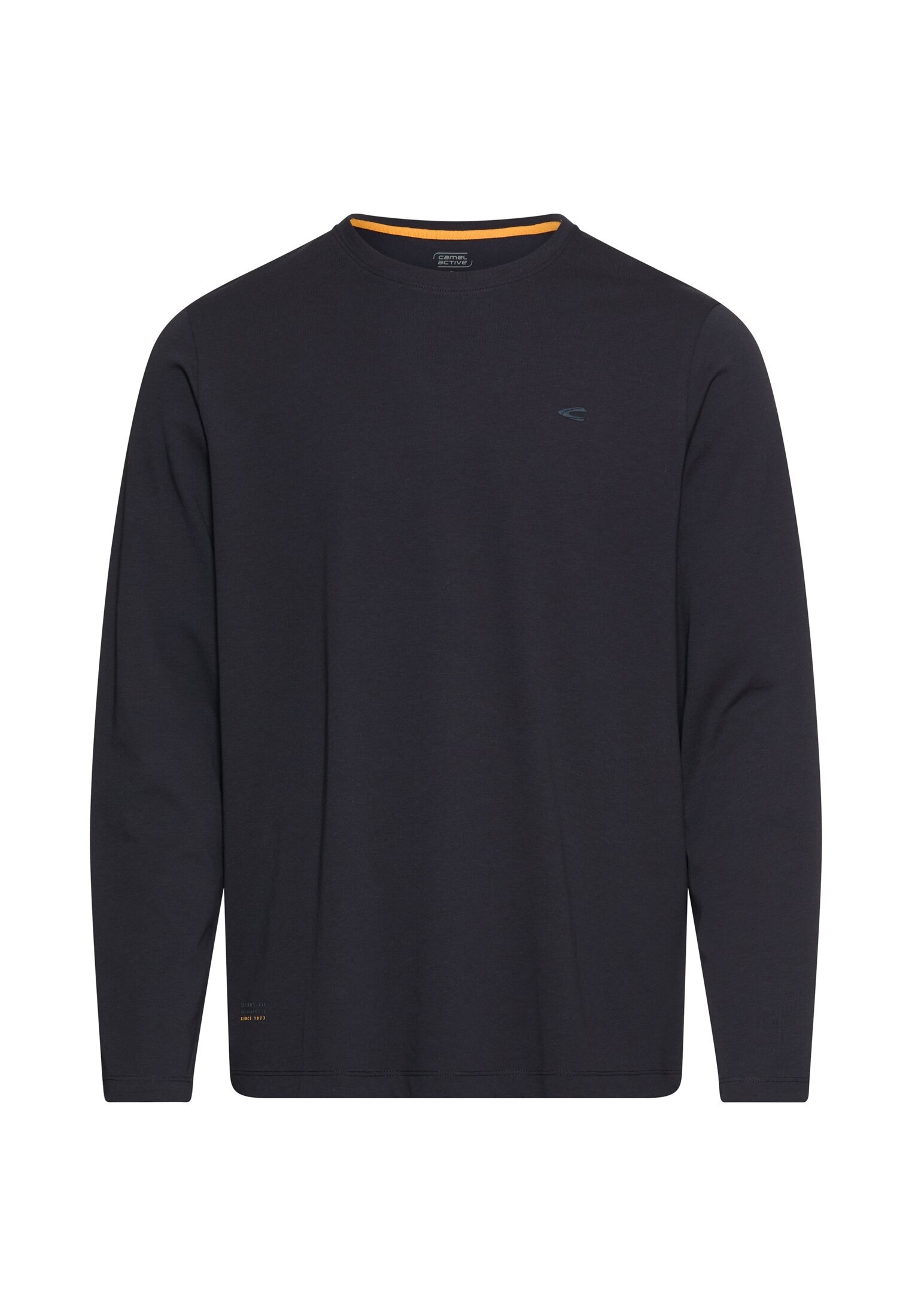 camel active T-shirt à manches longues manches longues avec stretch - uni