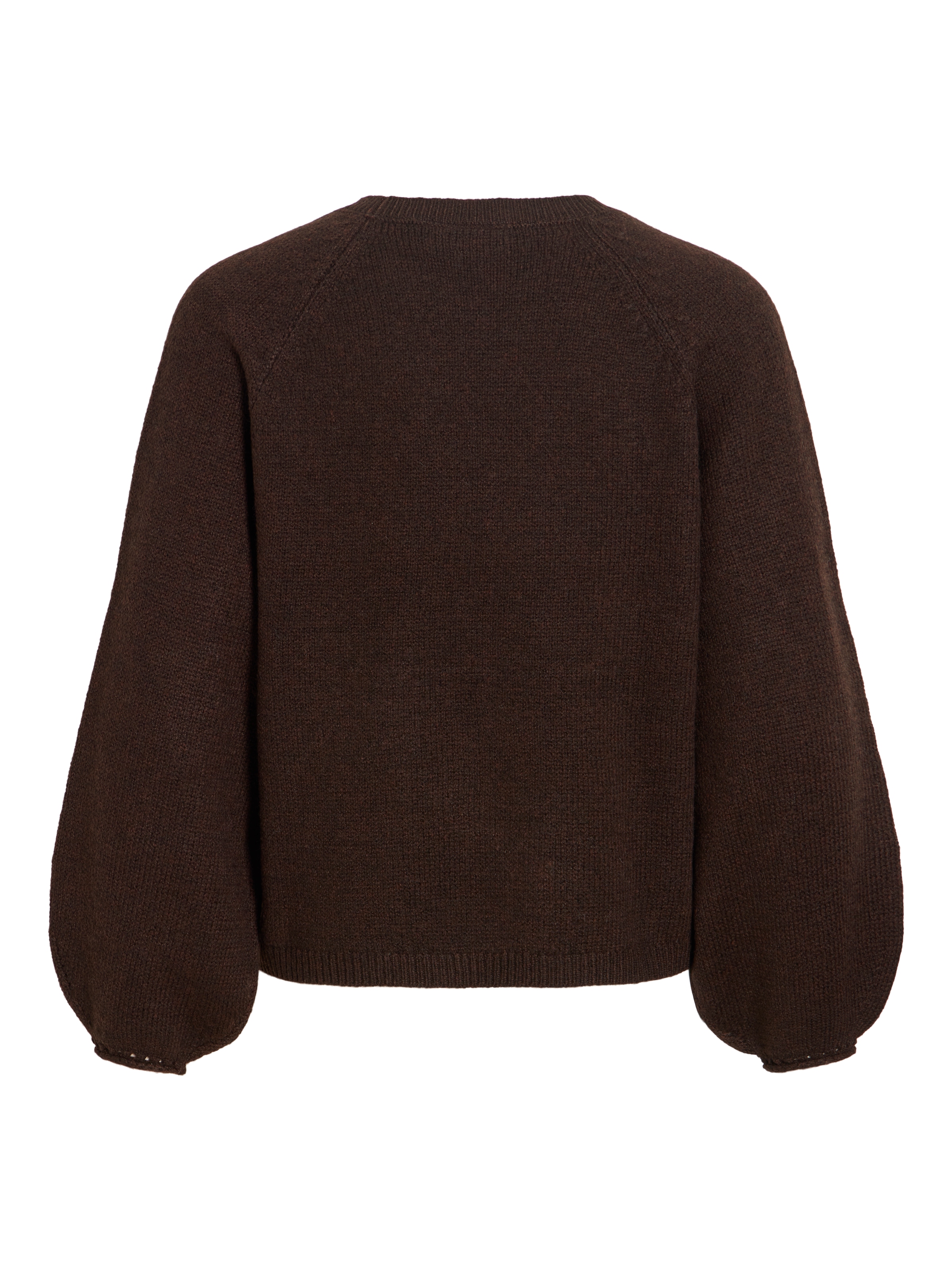 Vila »VISAPNA O-NECK L/S KNIT TOP/PB/1« avec encolure ronde, en tricot, coupe régulière