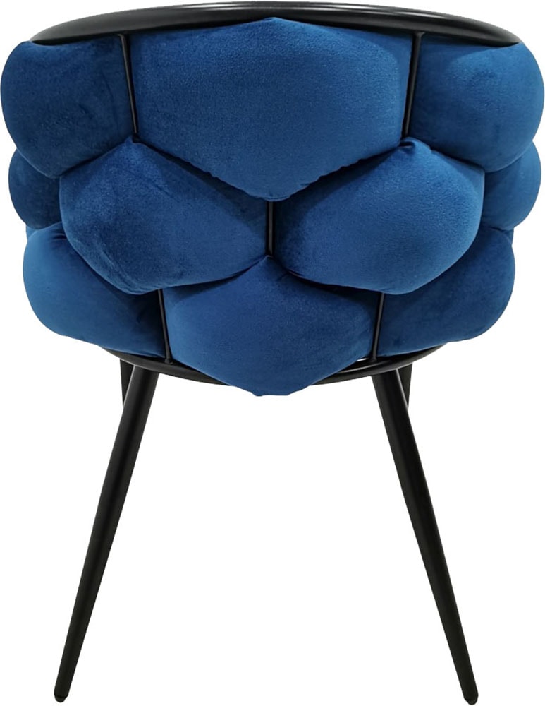 Kayoom Chaise rembourrée »Stuhl Grace 125 2er-Set, Gestell aus Eisen, bequem gepolstert« (Set) 2 cuisGraziöses Design, absolutes Eye-Catcher, geflochtener Rücken