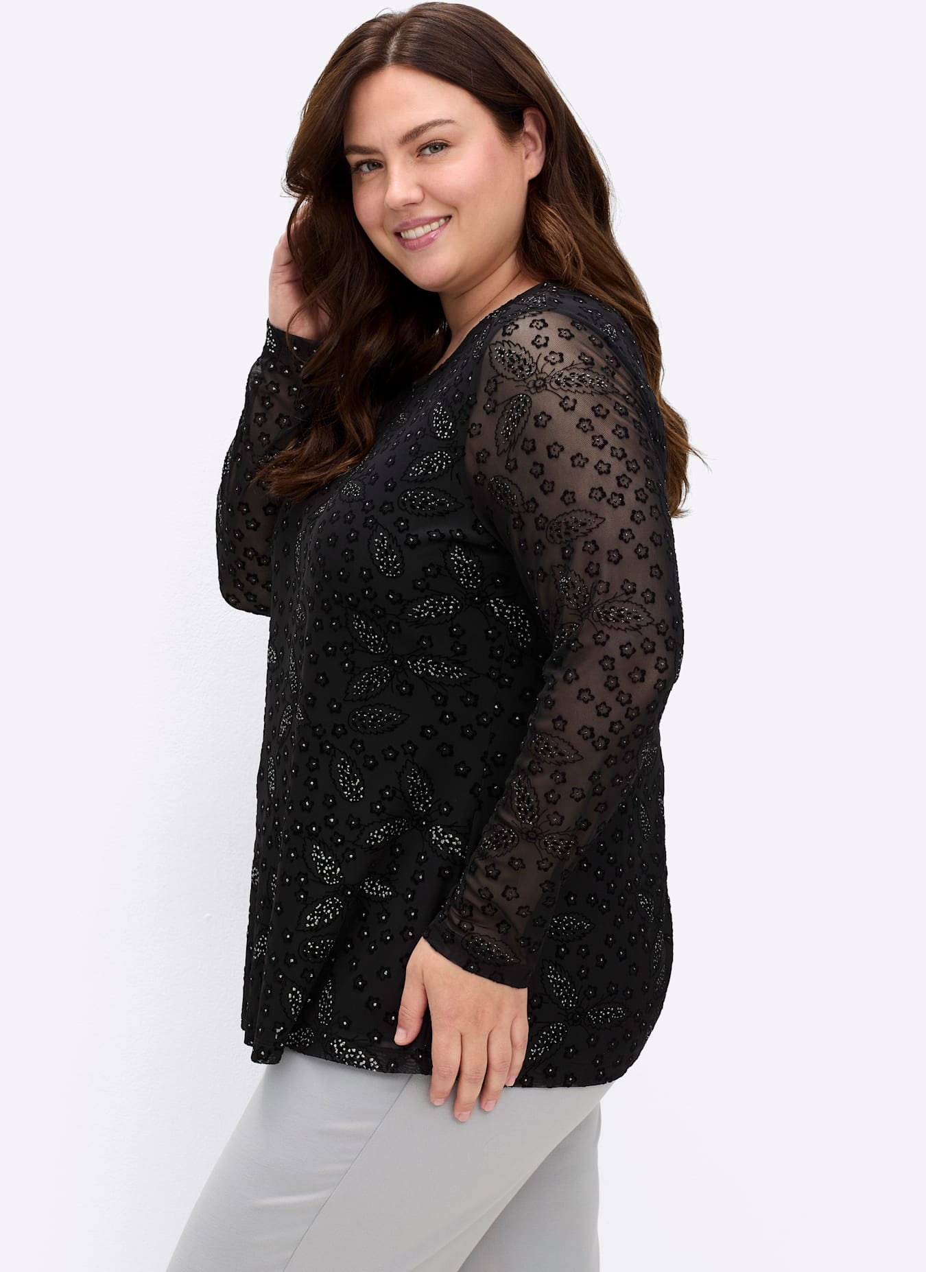 sheego by Joe Browns Langarmshirt »Shirt« 1 Stk.