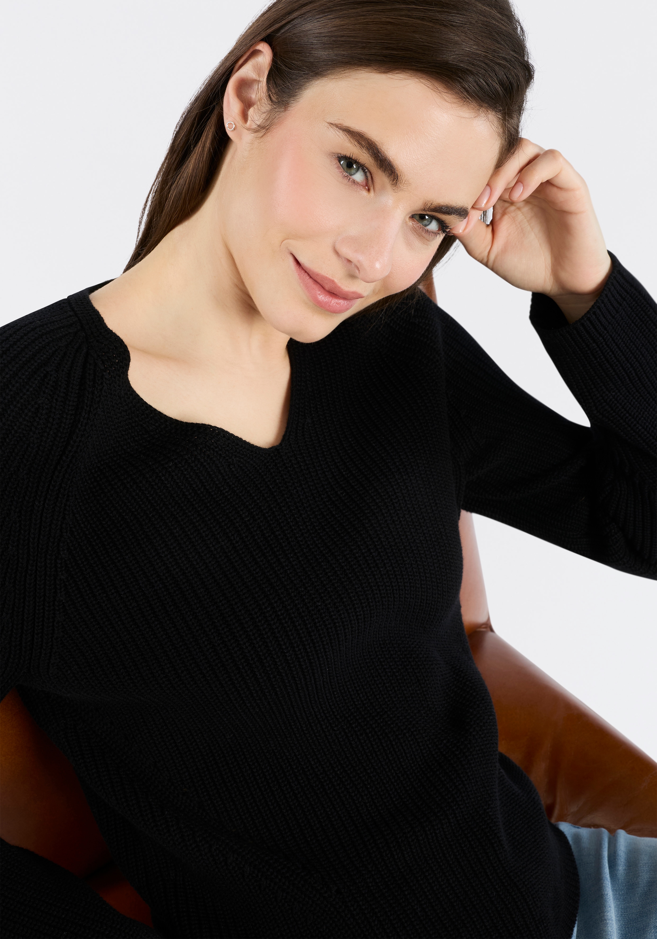 BOSS ORANGE Pull en tricot »Fardellina Premium Damenmode« en pur coton