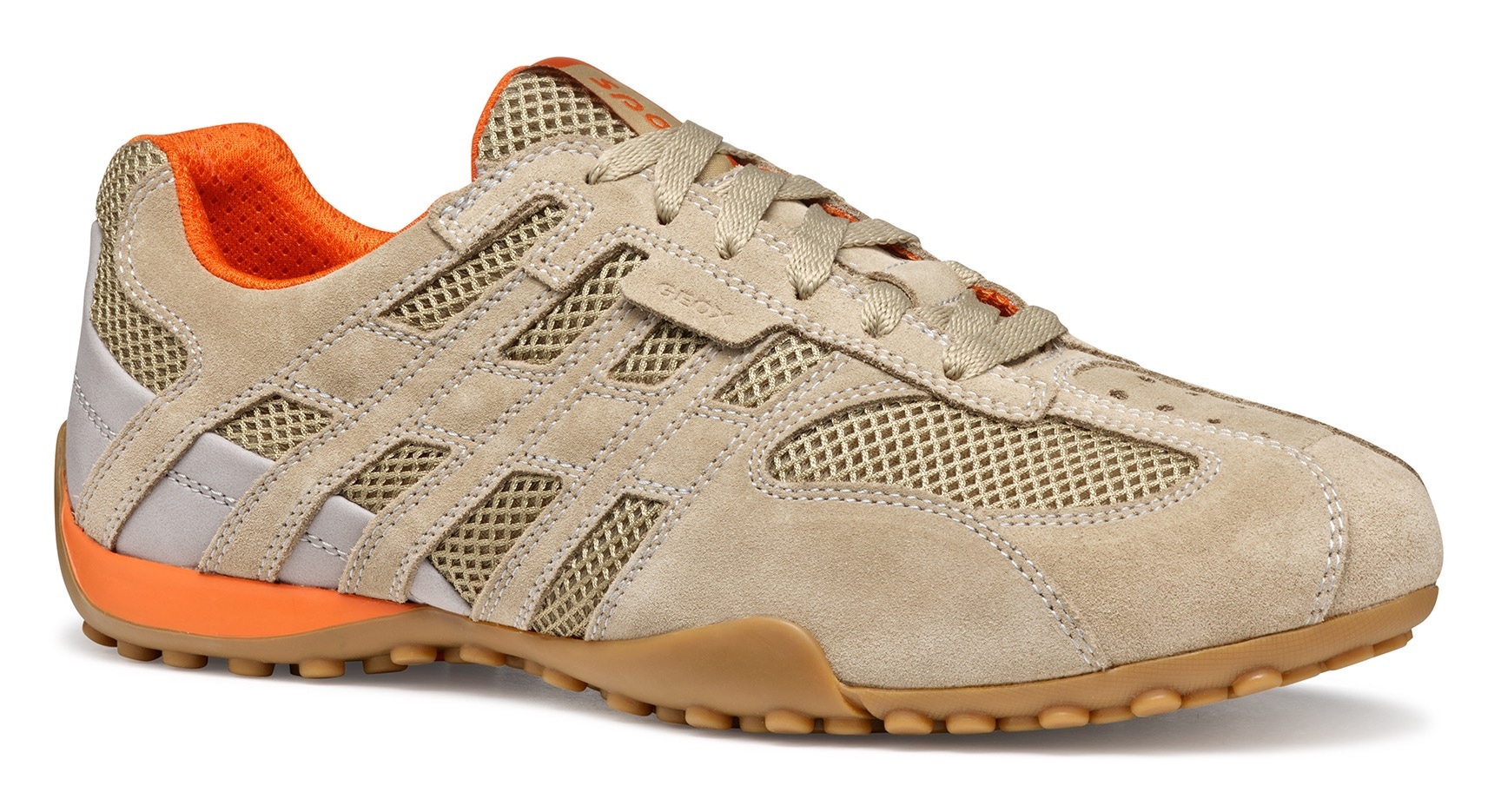 Geox Schnürschuh »U SNAKE ORIGINAL«  , Schnürschuh, Freizeitschuh, Trekking Sneaker mit Lederinnensohle
