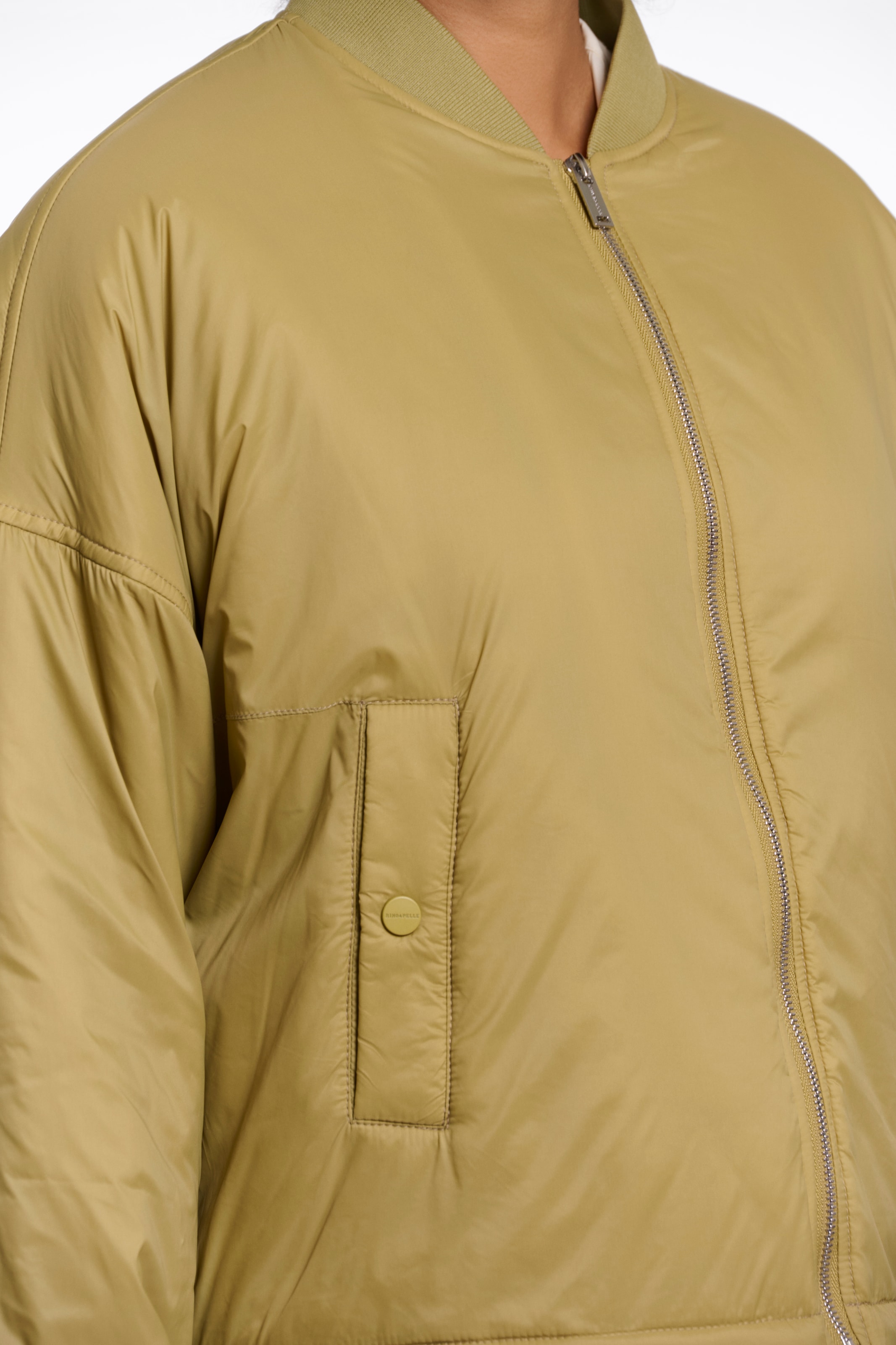 Rino & Pelle Bomberjacke »HIRA« ohne Kapuze kurz, mit Stehkragen und Reissverschluss