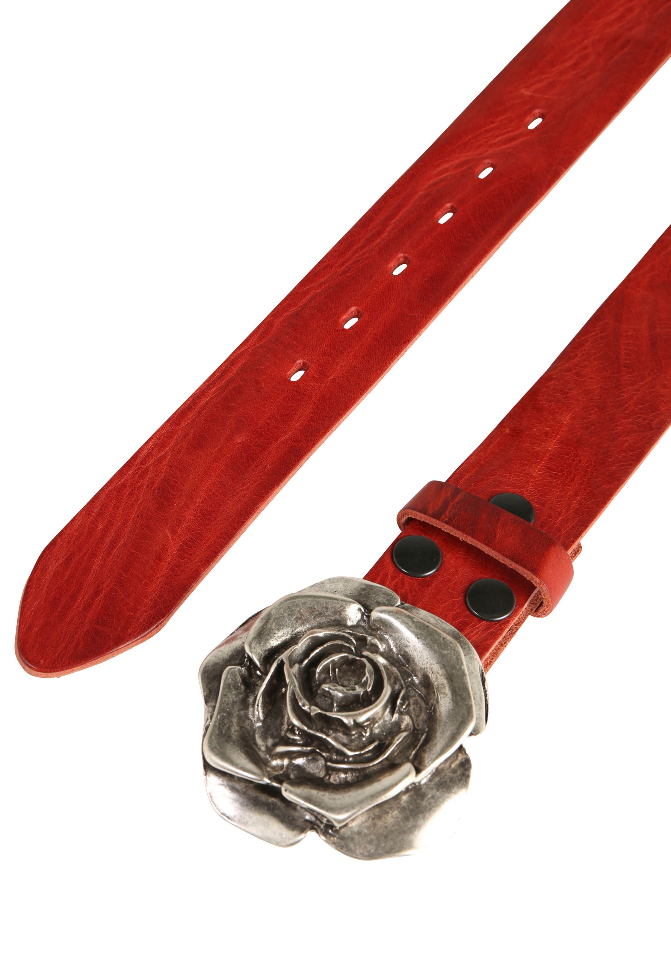 RETTUNGSRING by showroom 019° Ceinture en cuir mit austauschbarer Schliesse »Rose«