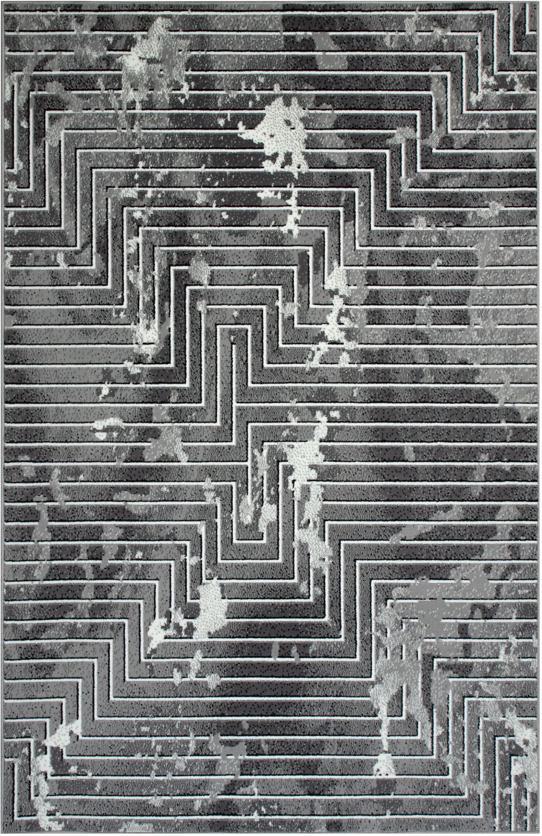 my home Teppich »Leiga, 3D-Effekt, leichter Glanz, Scandi-Look« rechteckig 8 mm Höhe Kurzflor, Wohnzimmer, Esszimmer, Schlafzimmer