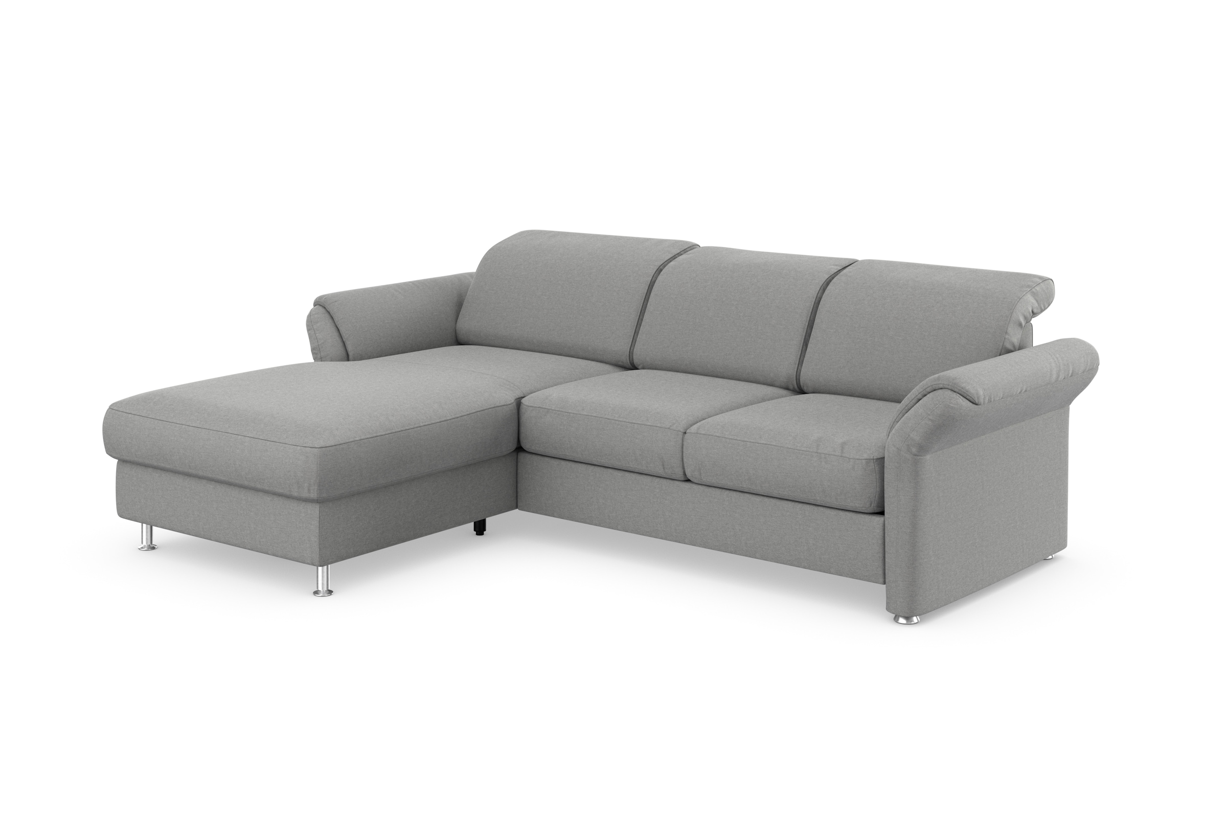 sit&more Canapé d'angle »Apulia L-Form« wahlweise Bettfunktion, Bettkasten und Kopf- und Armteilverstellung