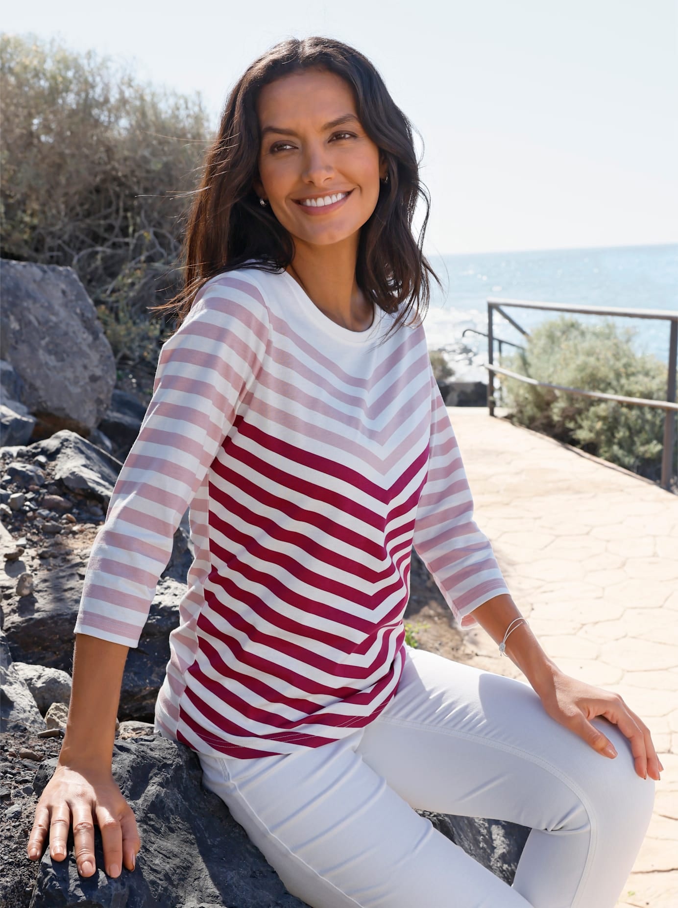 Casual Looks T-shirt imprimé »Druck-Shirt« 1