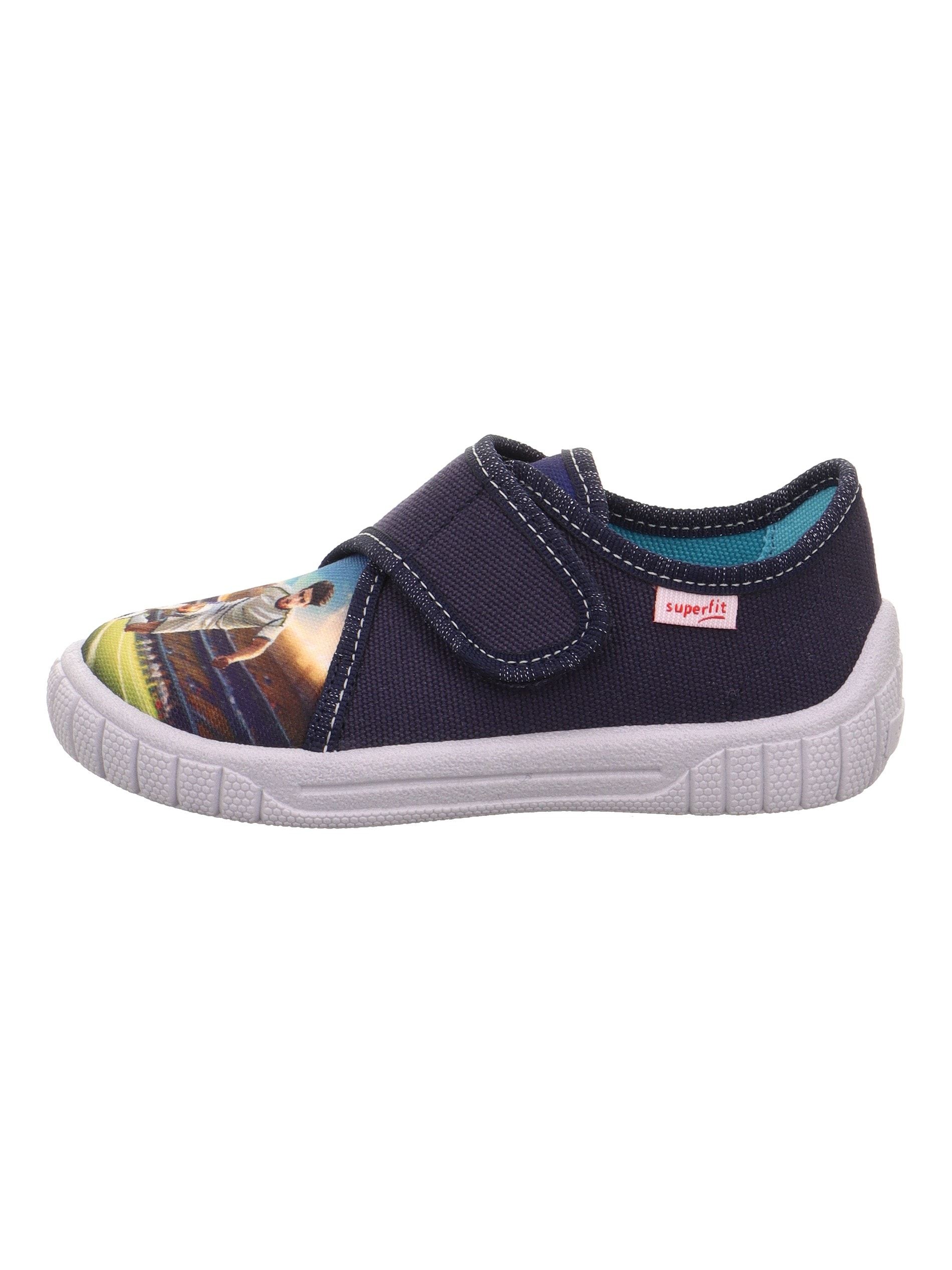 Superfit Chausson »BILL, WMS: mittel«  Chaussure à scratch avec motif cool, gabarit de taille à télécharger